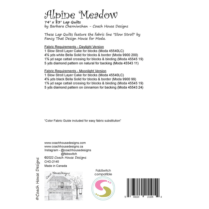 Alpine Meadow Digital Pattern
