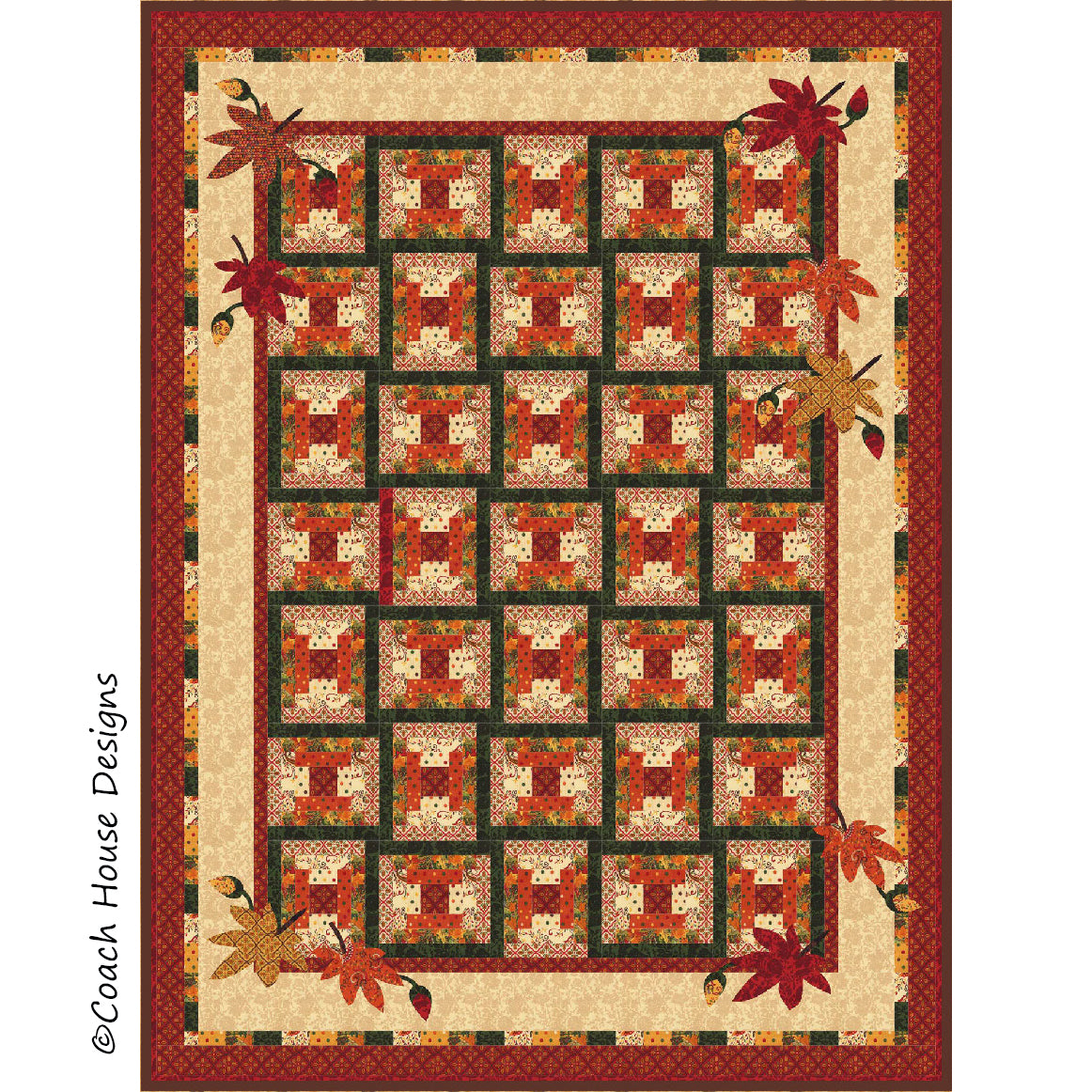 Autumn Downloadable PDF Quilt Pattern – Coach House Designs US