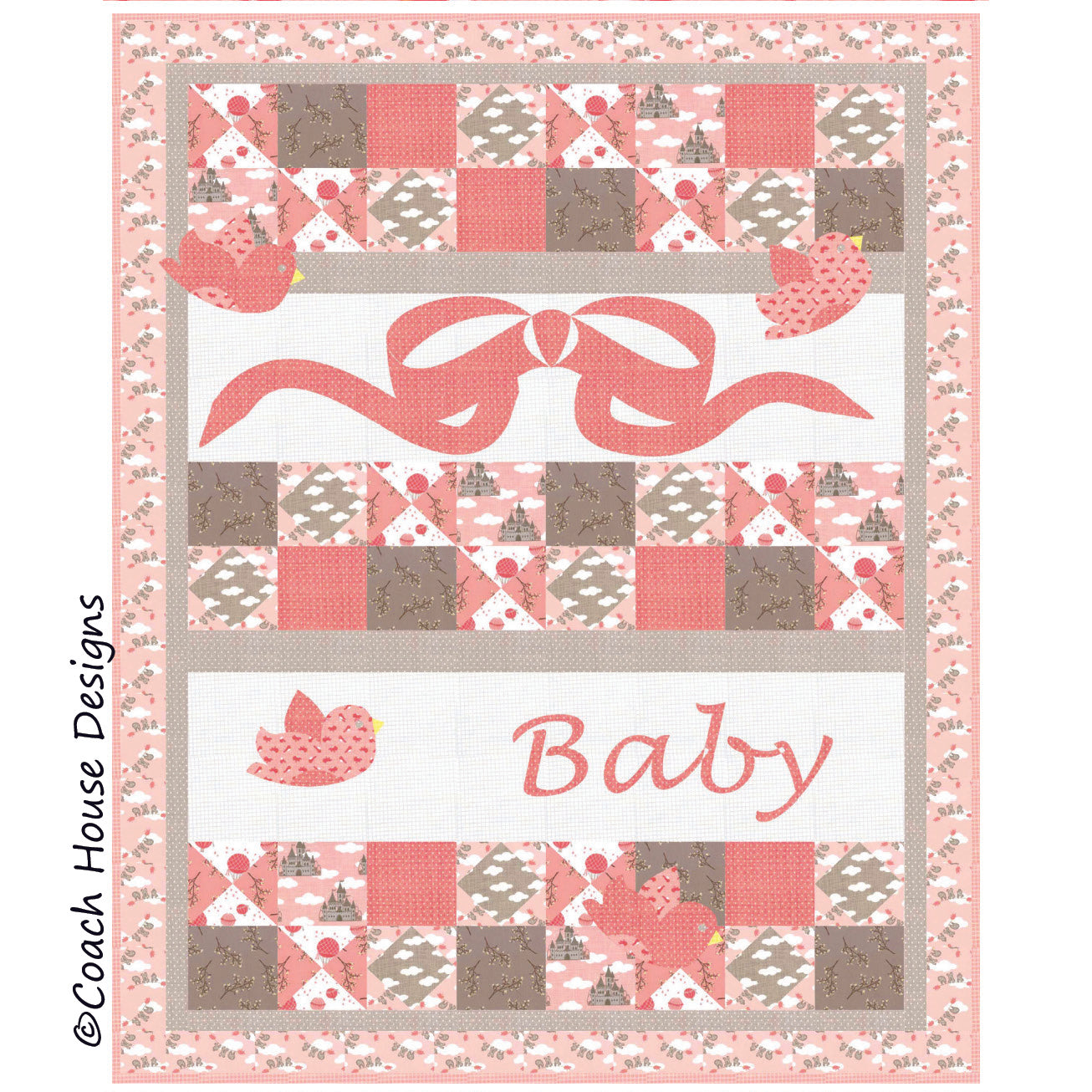 Baby Bird Downloadable PDF Quilt Pattern