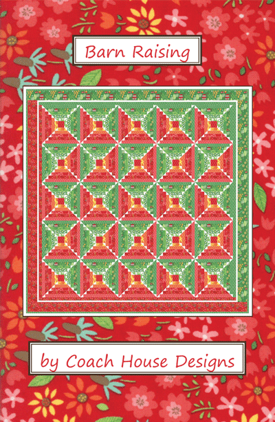 Barn Raising Downloadable PDF Quilt Pattern