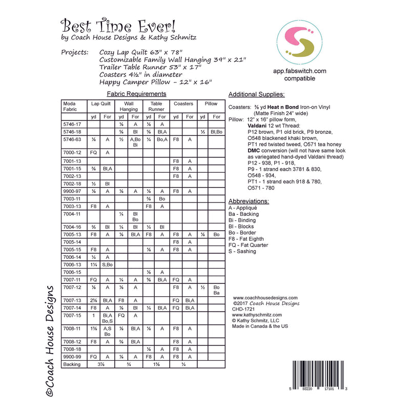 Best Time Ever! Quilt Pattern