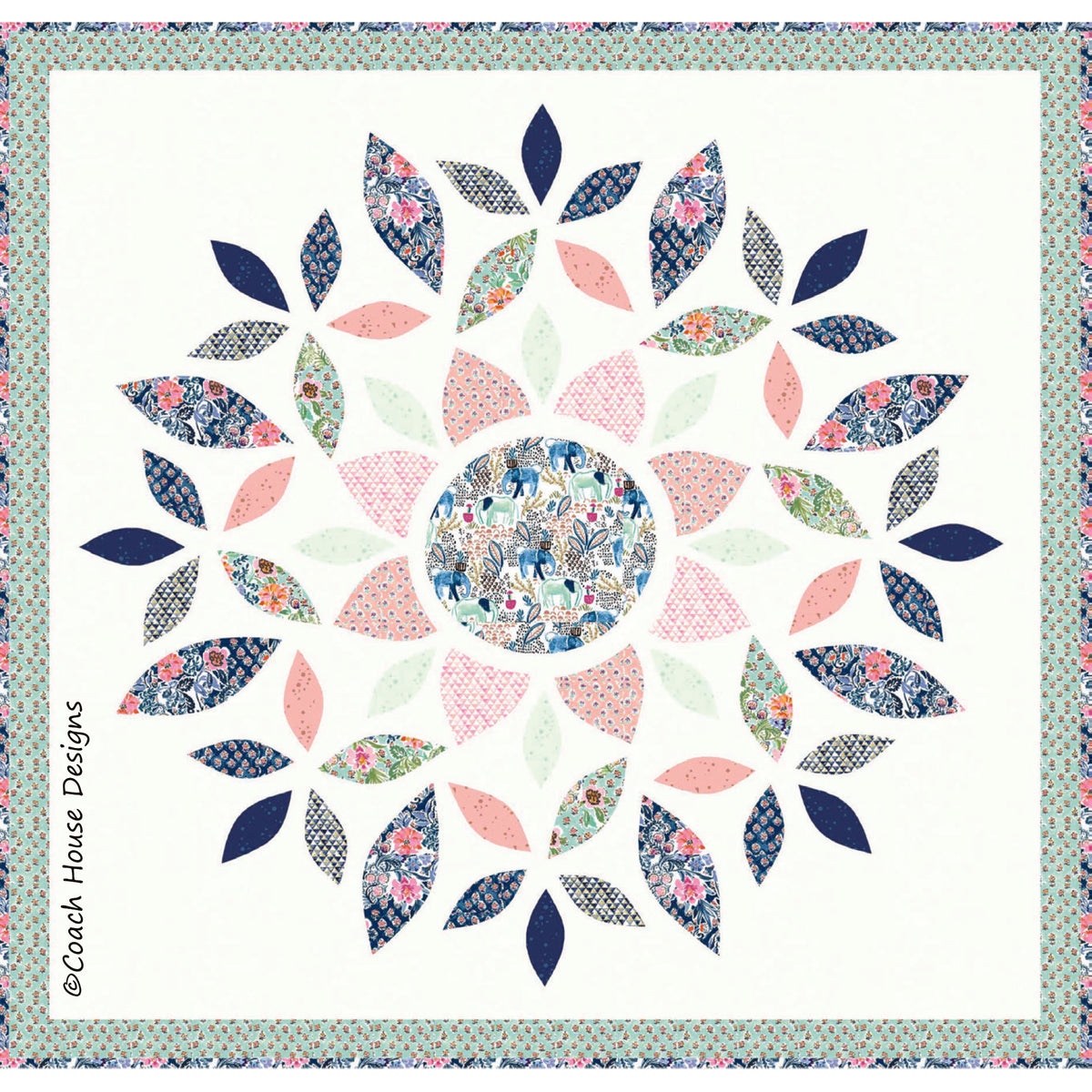 Cod Pattern Bliss Bliss Downloadable PDF Quilt Pattern – Coach House Designs US