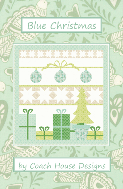 Blue Christmas Downloadable PDF Quilt Pattern – Coach House Designs US