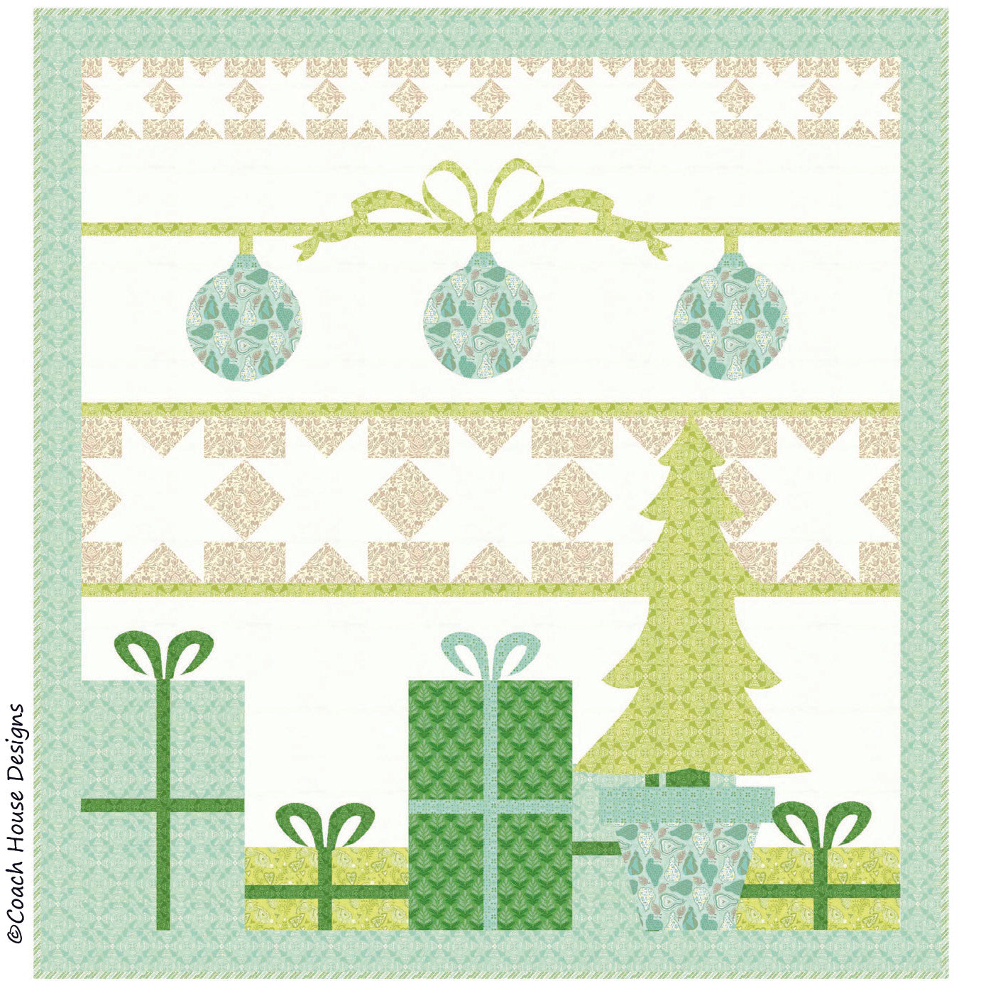 Blue Christmas Quilt Pattern