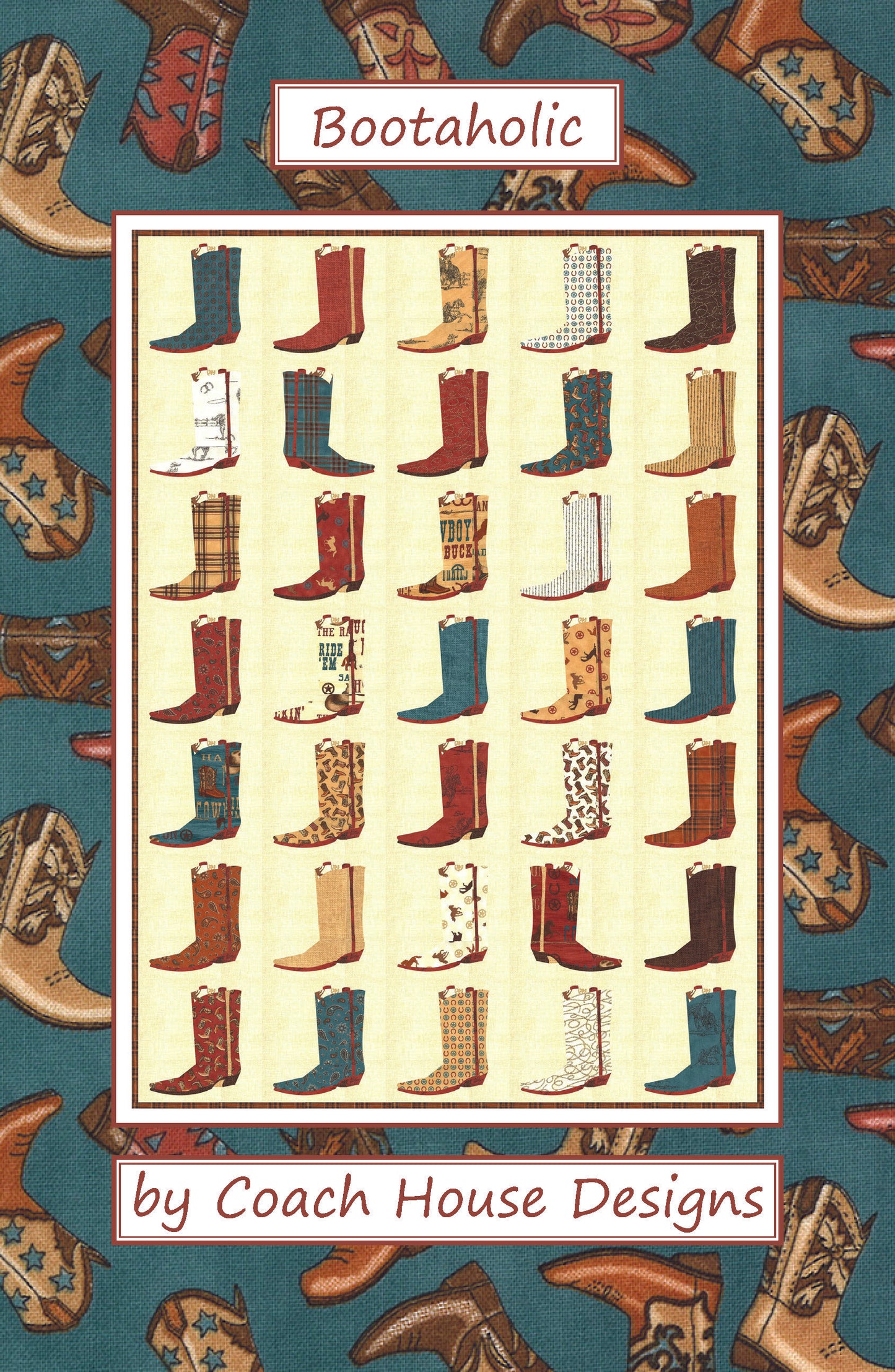 Bootaholic Quilt Pattern