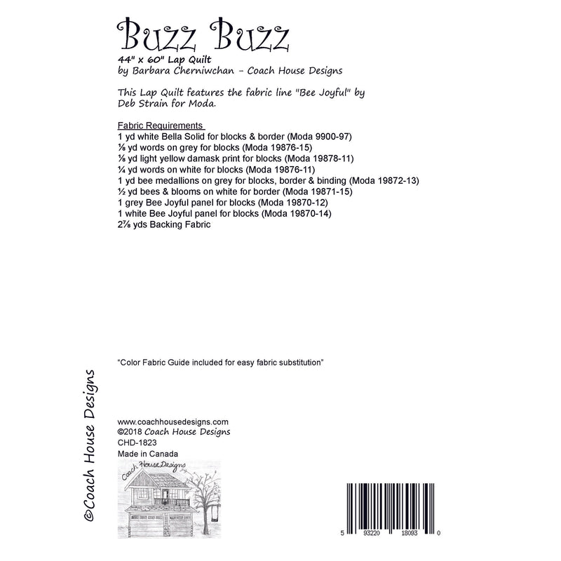Buzz Buzz Digital Pattern