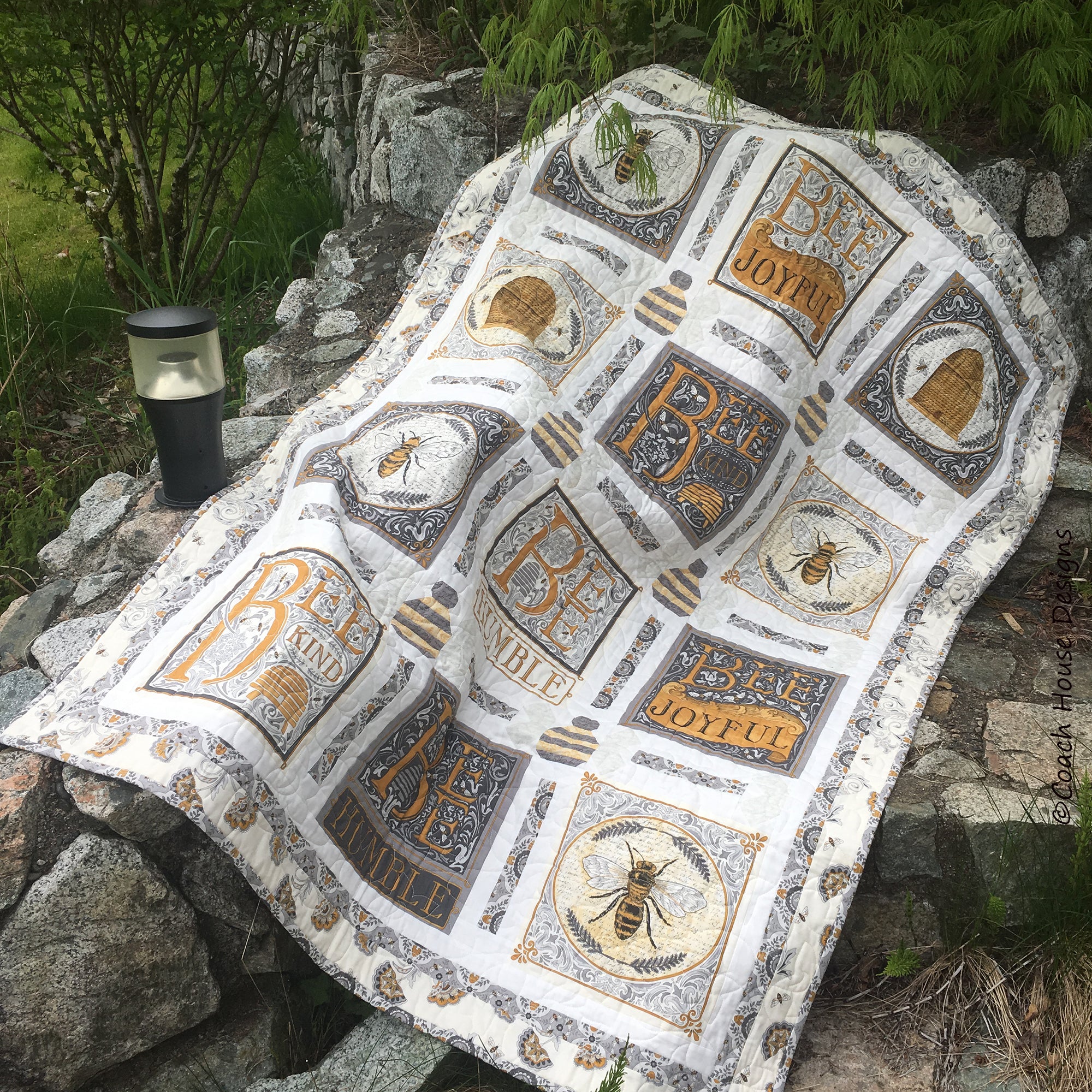 Buzz Buzz Downloadable PDF Quilt Pattern – Coach House Designs US