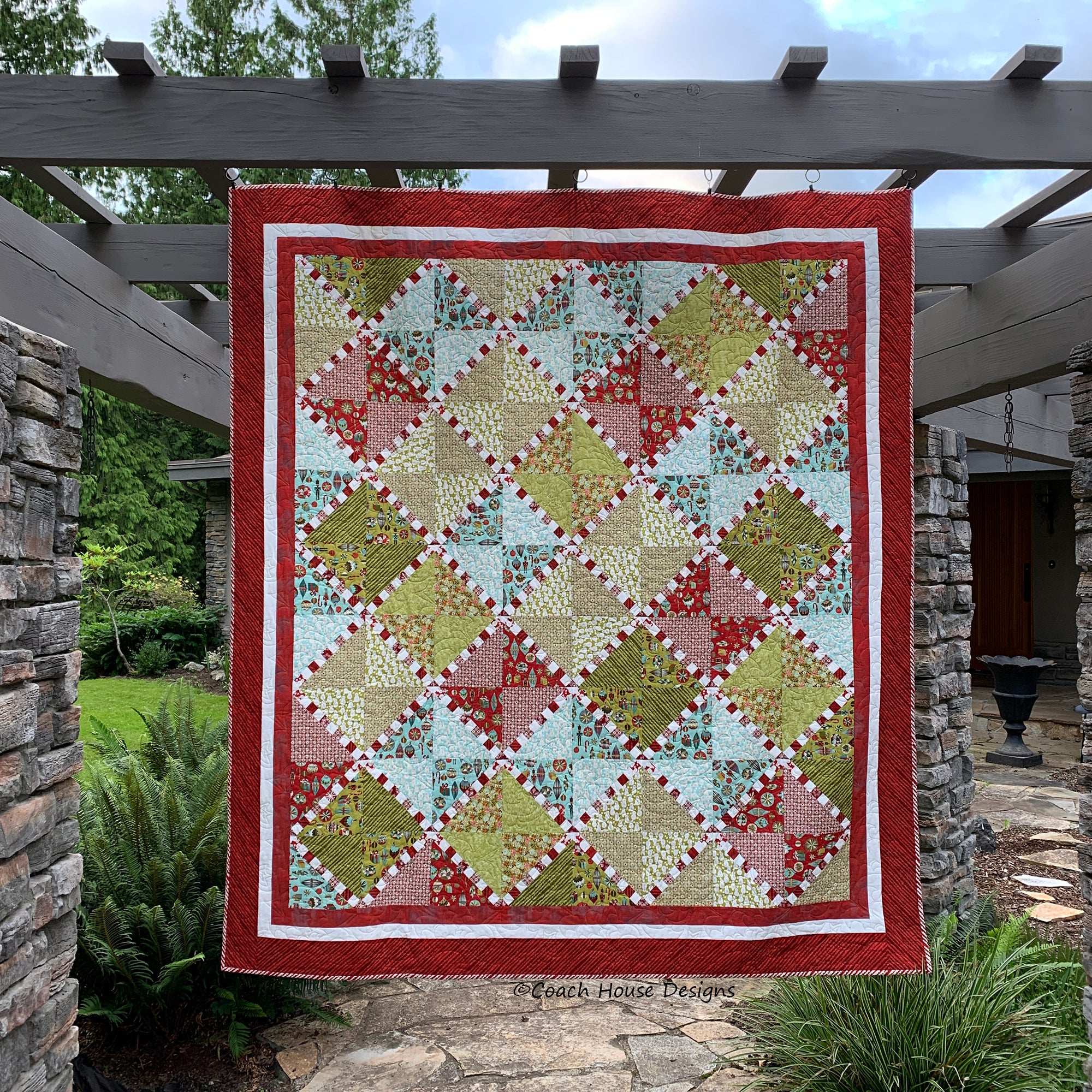 Candy Store Quilt Pattern Candy Stripes Quilt Pattern – Coach House Designs US