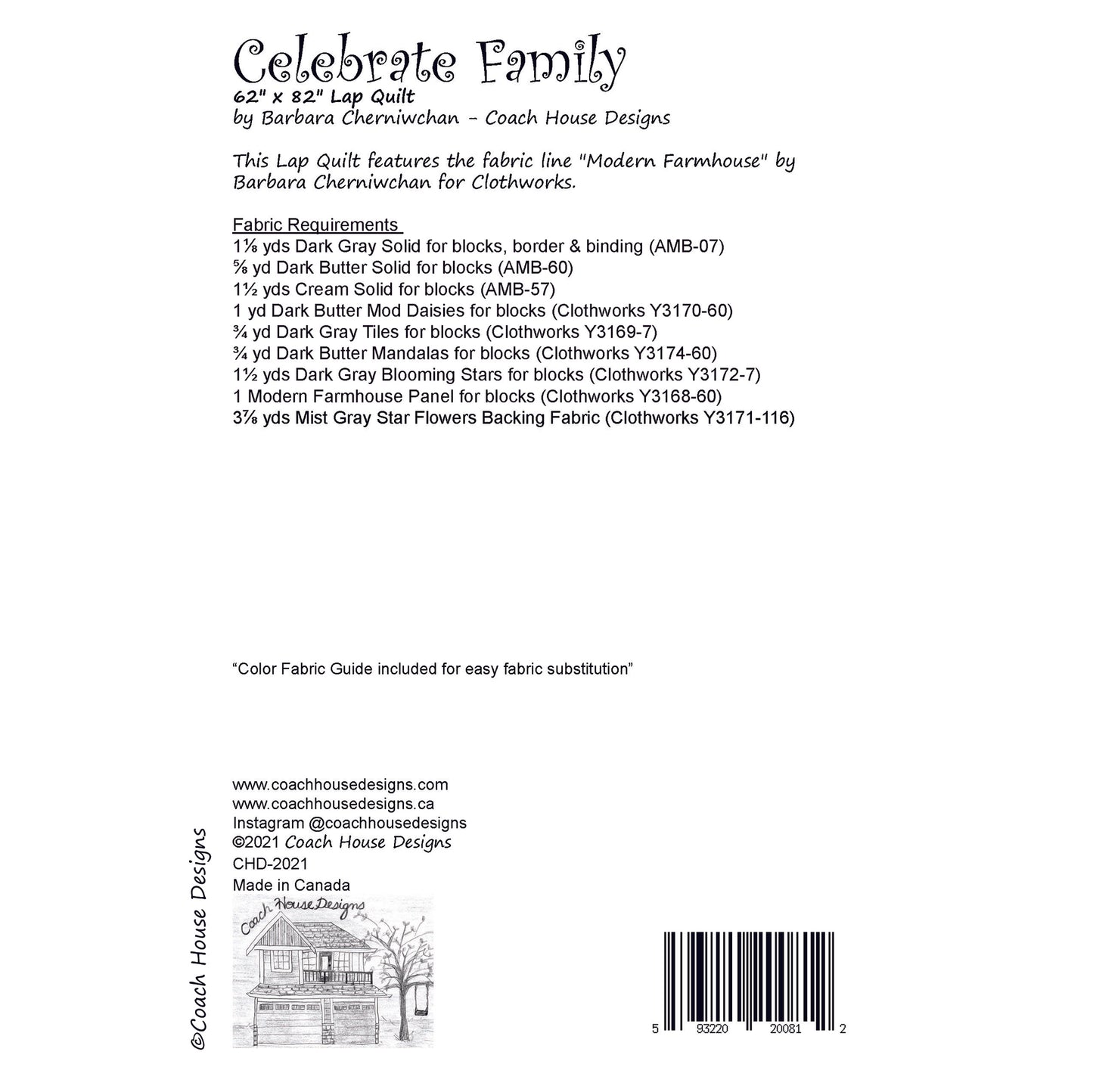 Celebrate Family Quilt Pattern