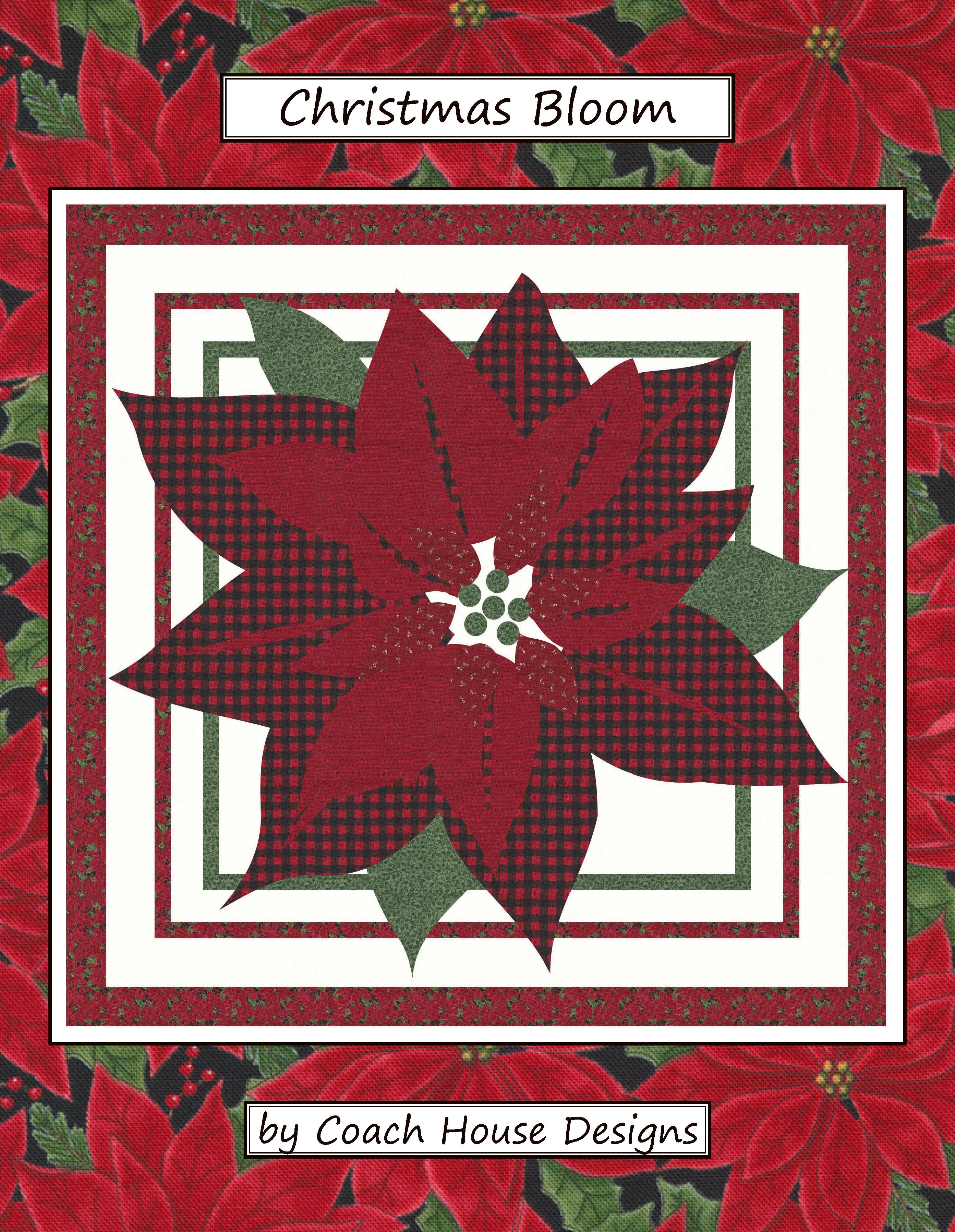 Christmas Bloom Downloadable PDF Quilt Pattern – Coach House Designs US
