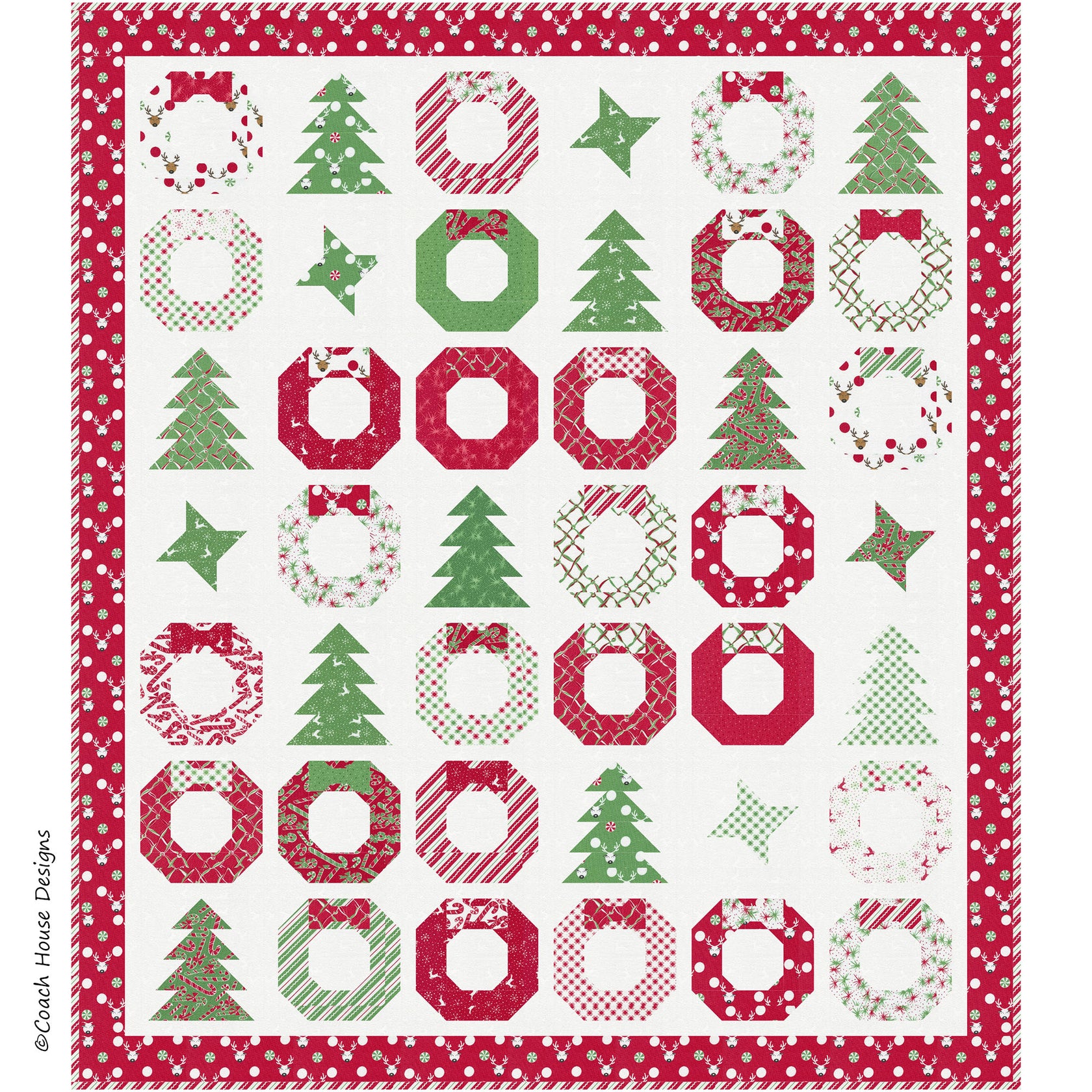Christmas Cheer Quilt Pattern – Coach House Designs US