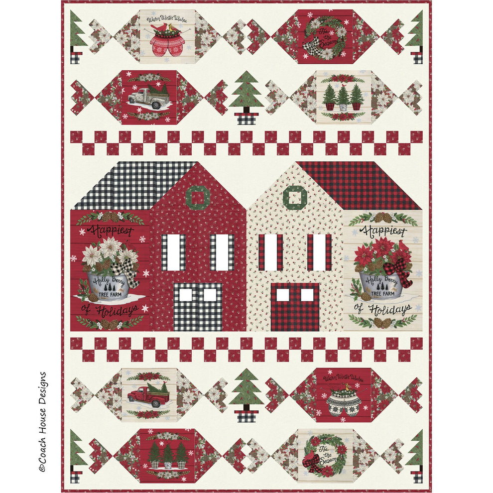 Christmas Crackers Downloadable PDF Quilt Pattern – Coach House Designs US