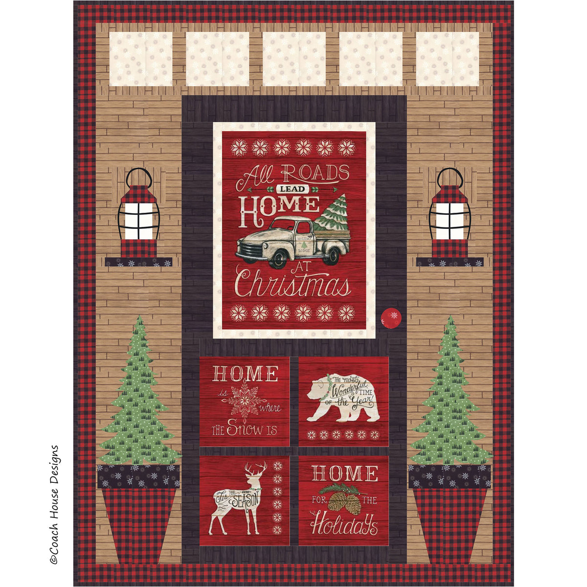 Christmas Door Quilt Pattern – Coach House Designs US
