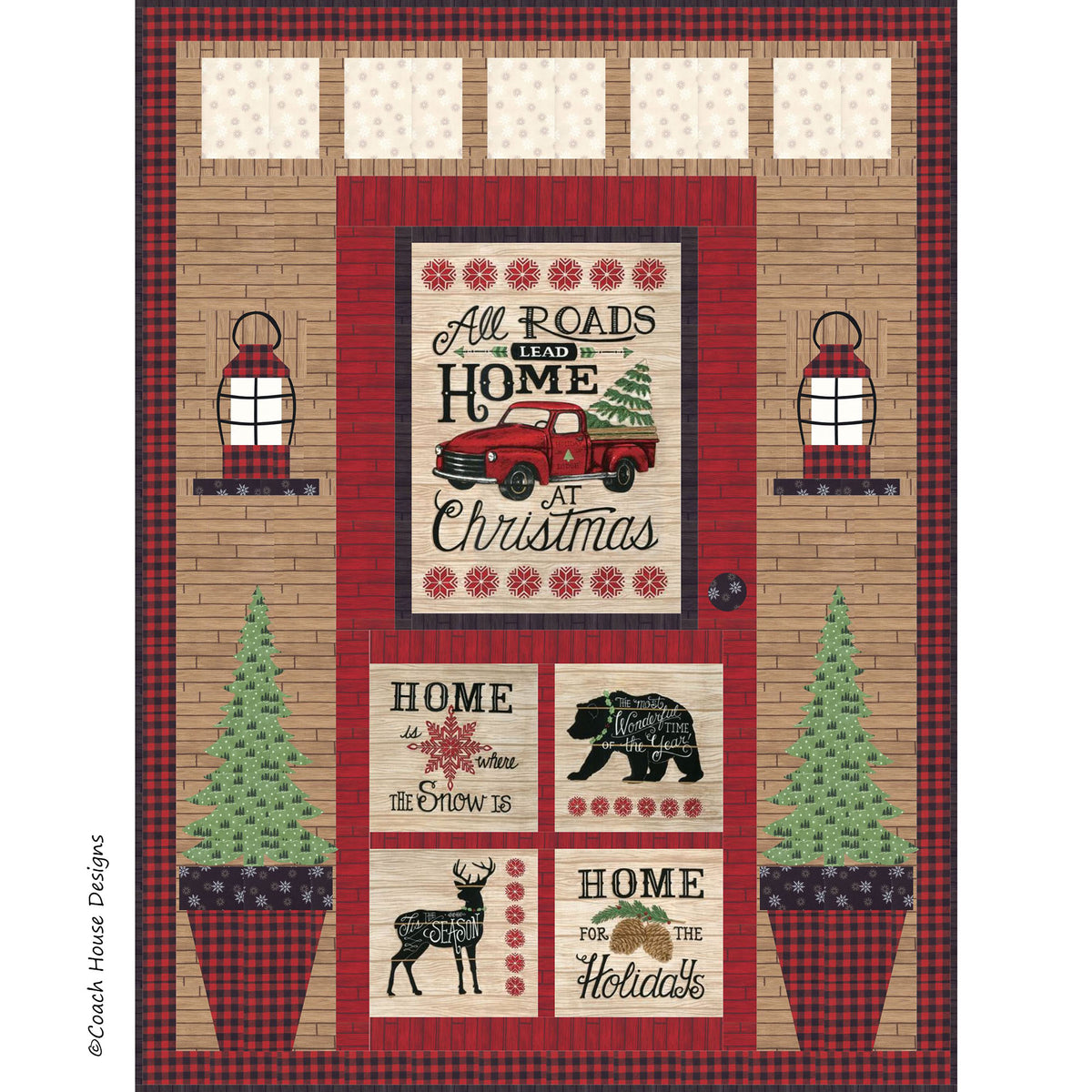 Christmas Door Quilt Pattern – Coach House Designs US