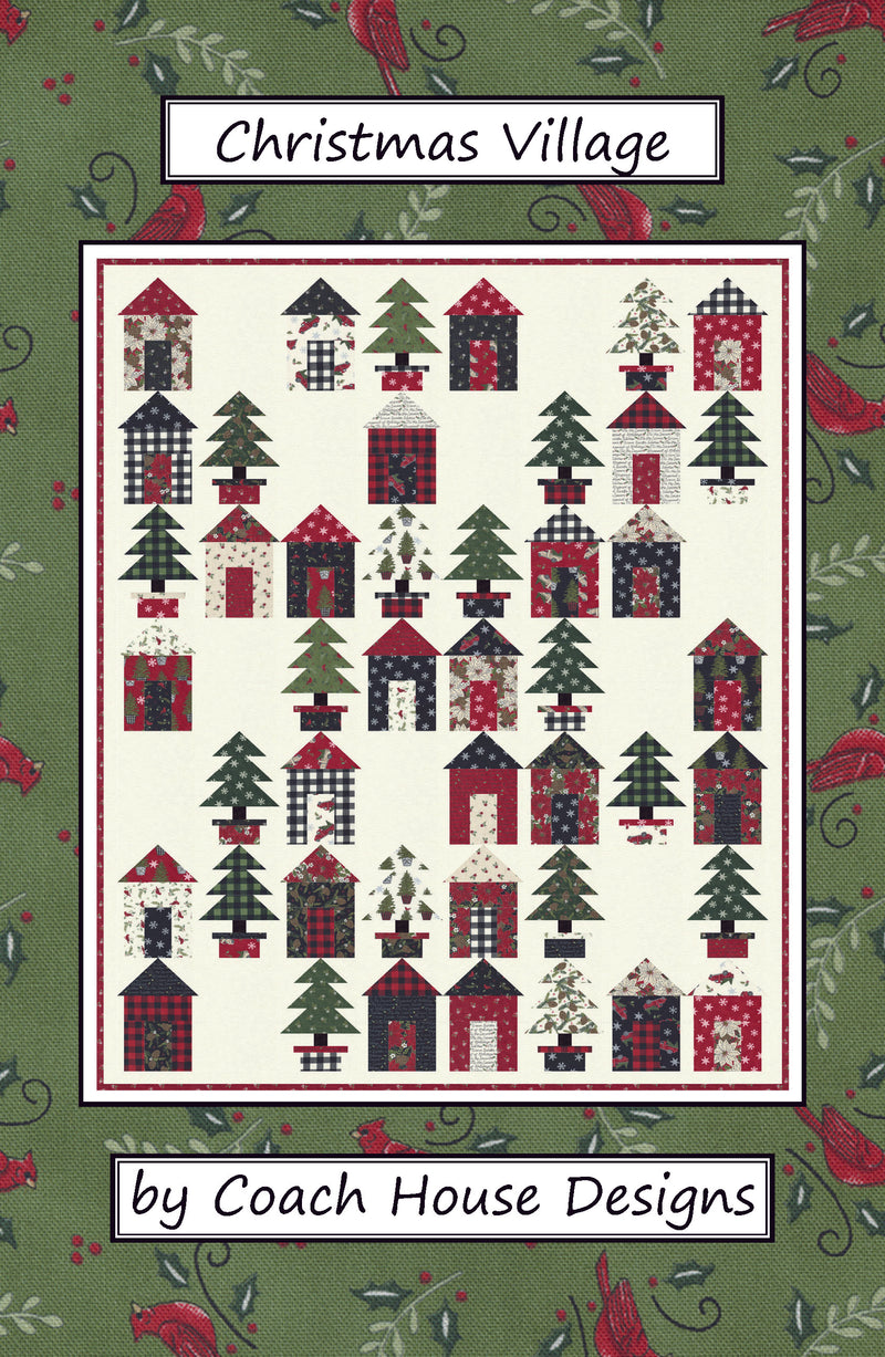 Christmas Village Downloadable PDF Quilt Pattern