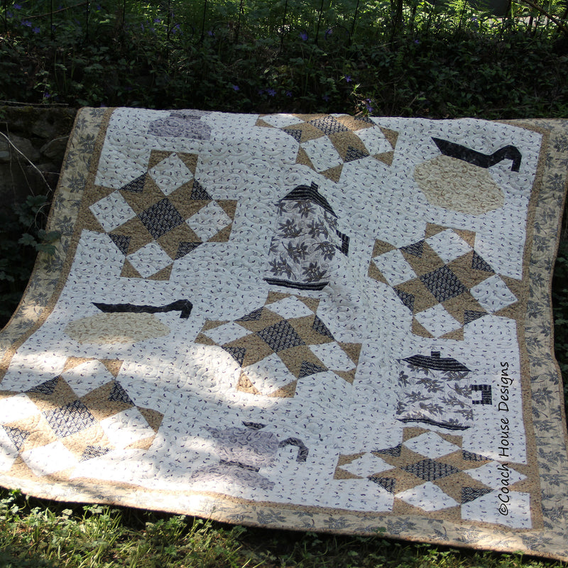 Coffee First Downloadable PDF Quilt Pattern