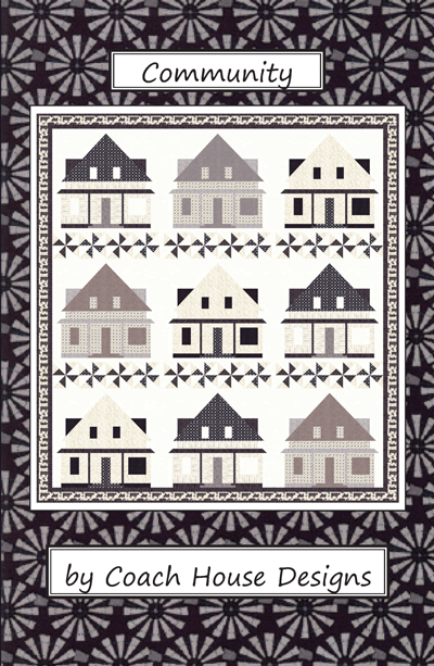 Community Pattern Theme Community Downloadable PDF Quilt Pattern – Coach House Designs US