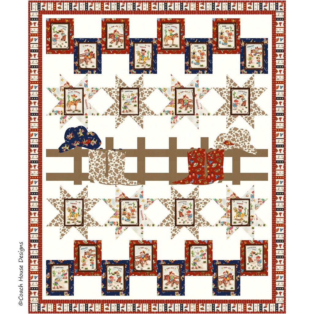 Cowpoke Hall of Fame Downloadable PDF Quilt Pattern – Coach House ...