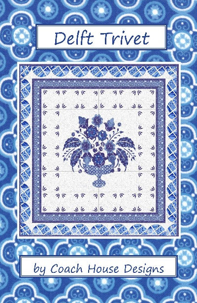 Delft Trivet Downloadable PDF Quilt Pattern