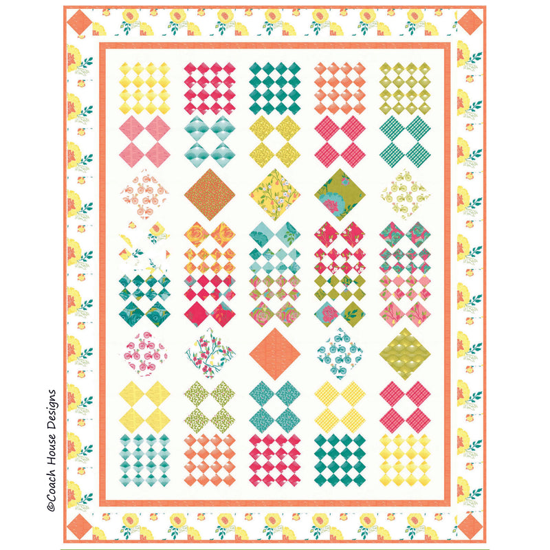 Diamonds in the Rough Downloadable PDF Quilt Pattern
