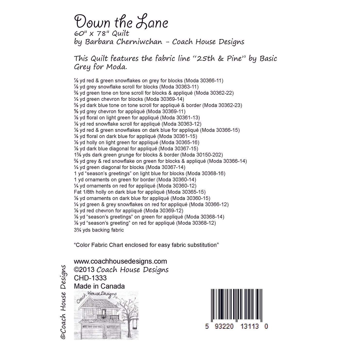Down the Lane Downloadable PDF Quilt Pattern
