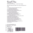 Dutch Tiles Digital Pattern