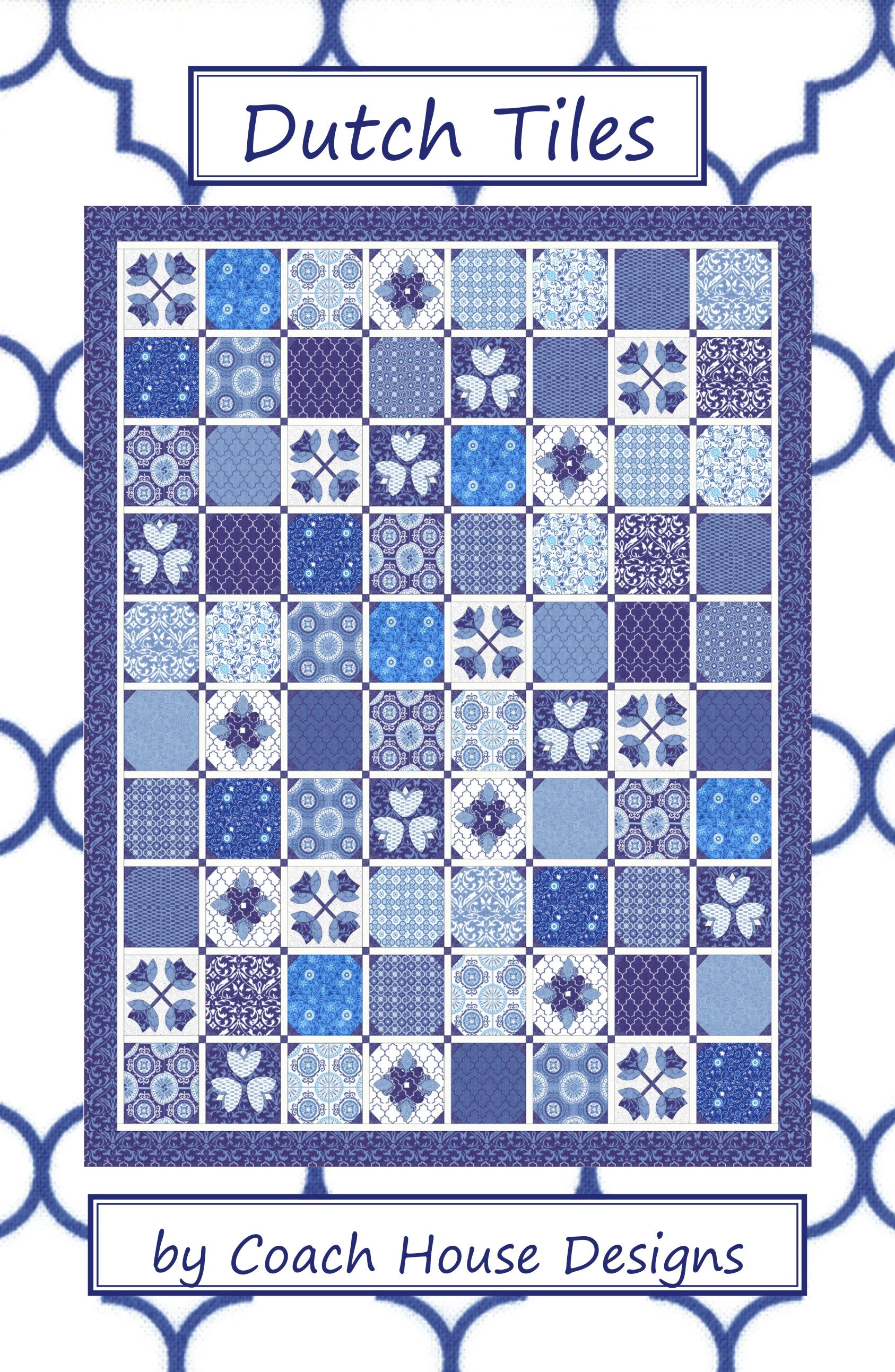 Dutch Tiles Downloadable PDF Quilt Pattern – Coach House Designs US