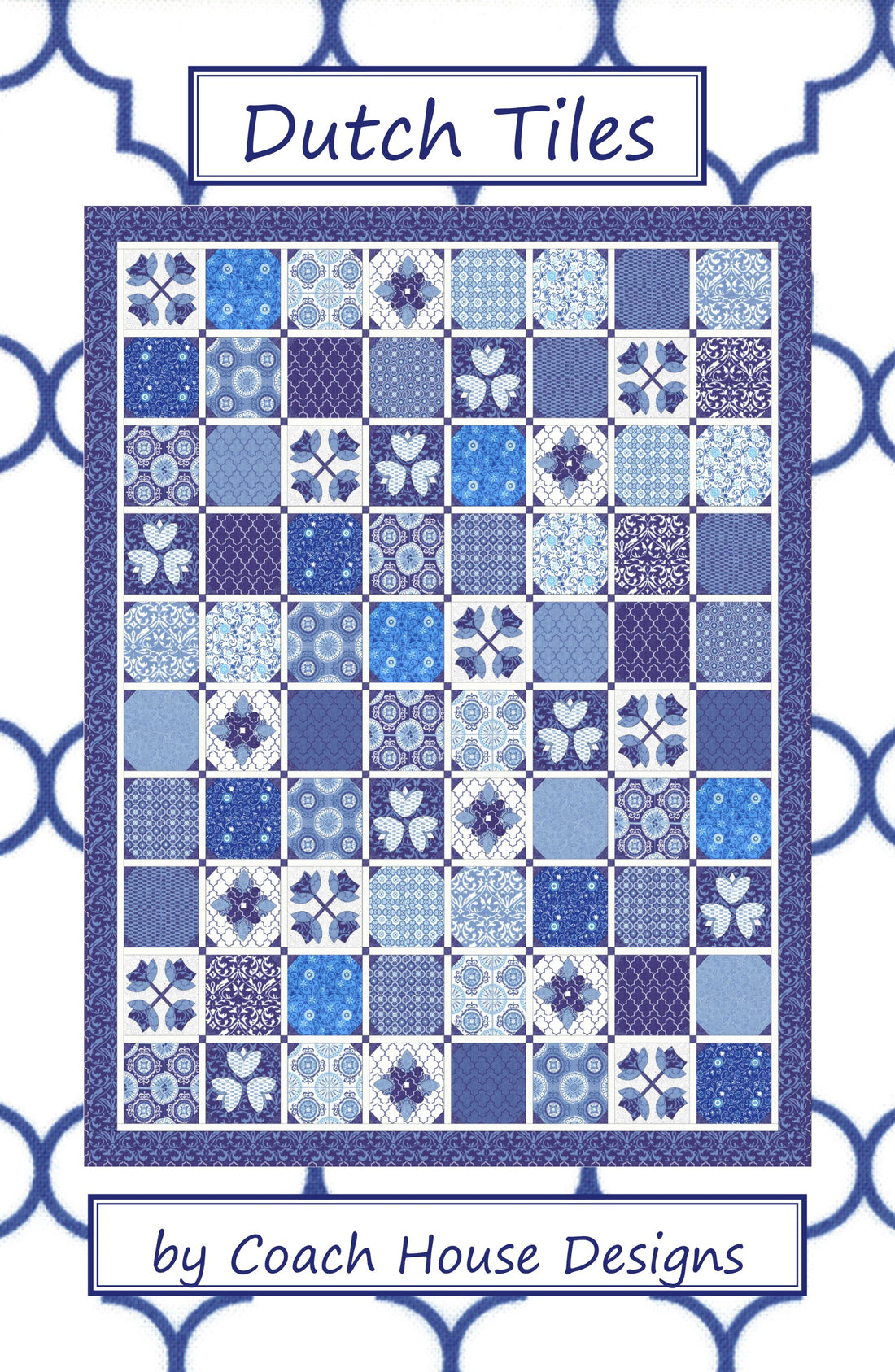 Dutch Tiles Pattern Dutch Tiles Downloadable PDF Quilt Pattern – Coach House Designs US
