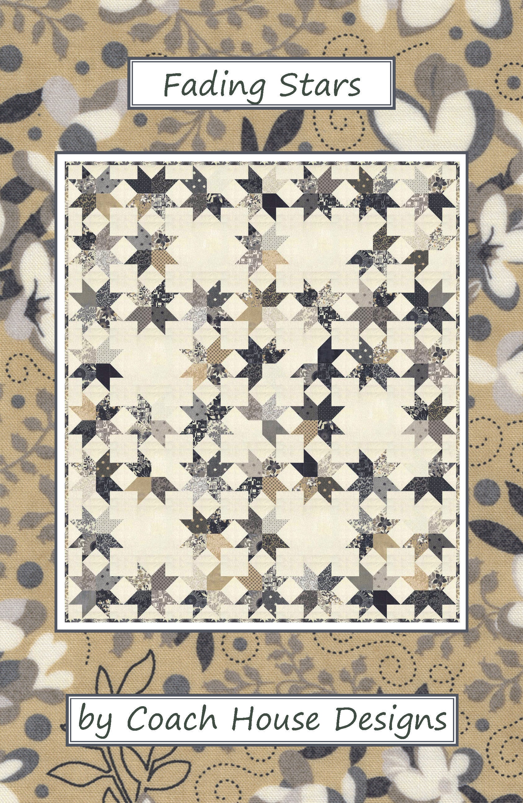 Coah Pattern Fading Stars Downloadable PDF Quilt Pattern – Coach House Designs US