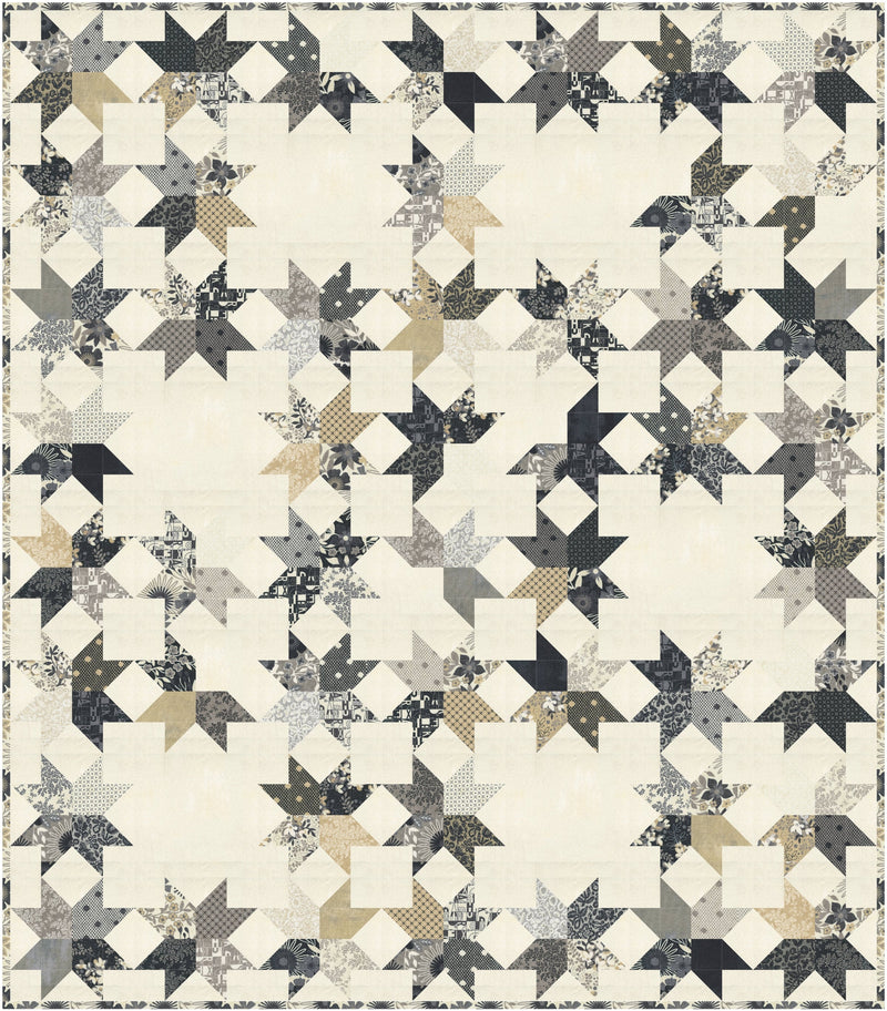 Fading Stars Downloadable PDF Quilt Pattern