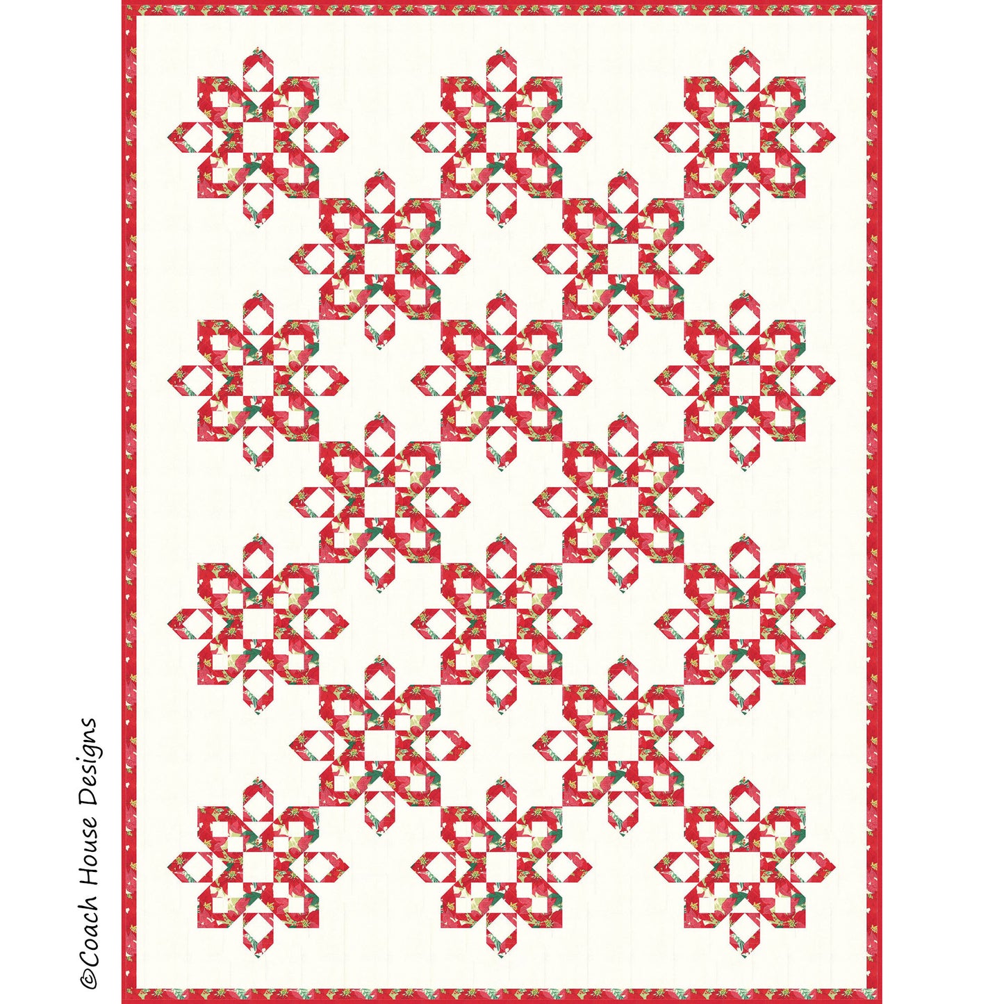 Falling Snow Downloadable PDF Quilt Pattern