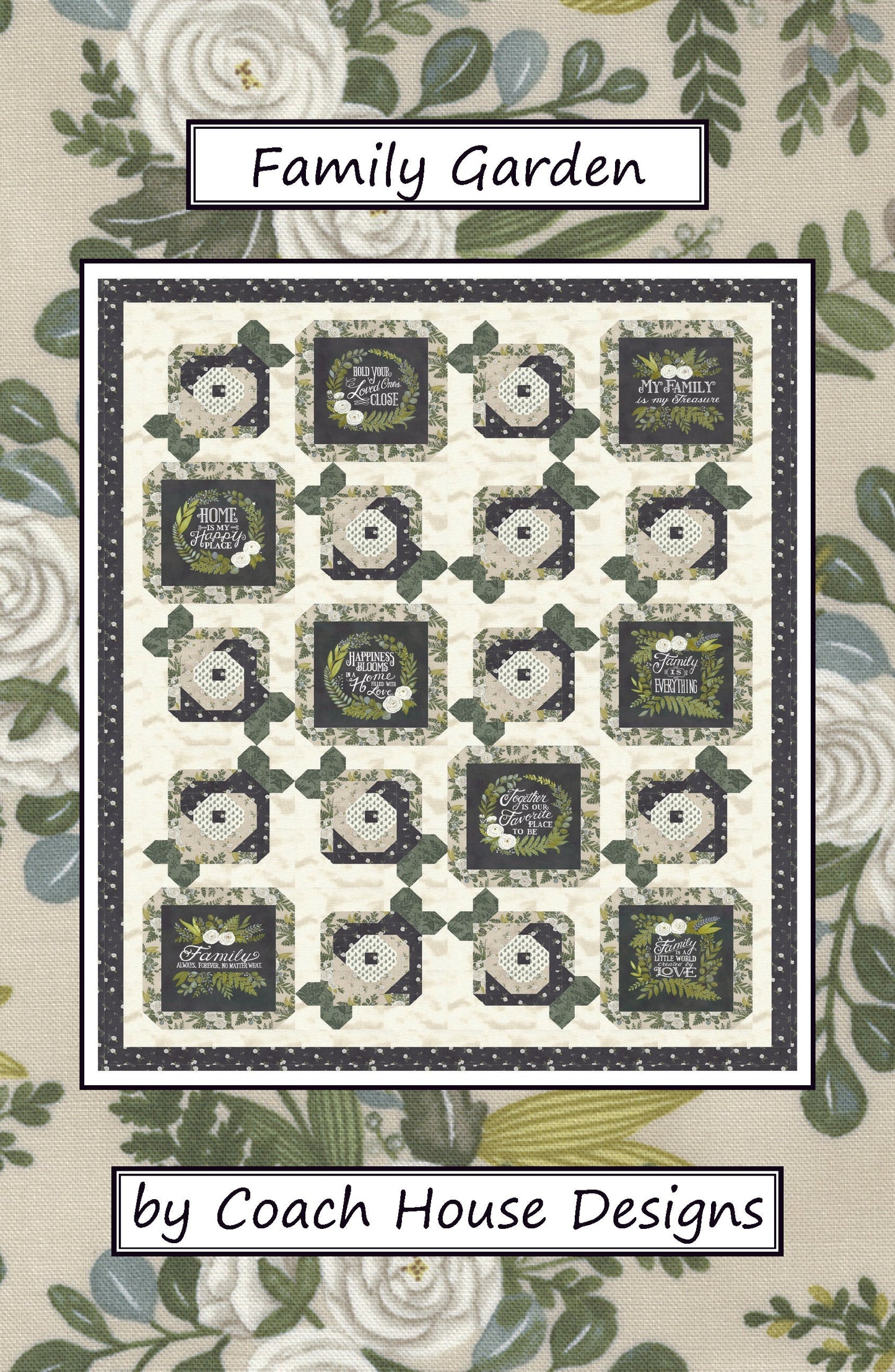 Family Garden Downloadable PDF Quilt Pattern