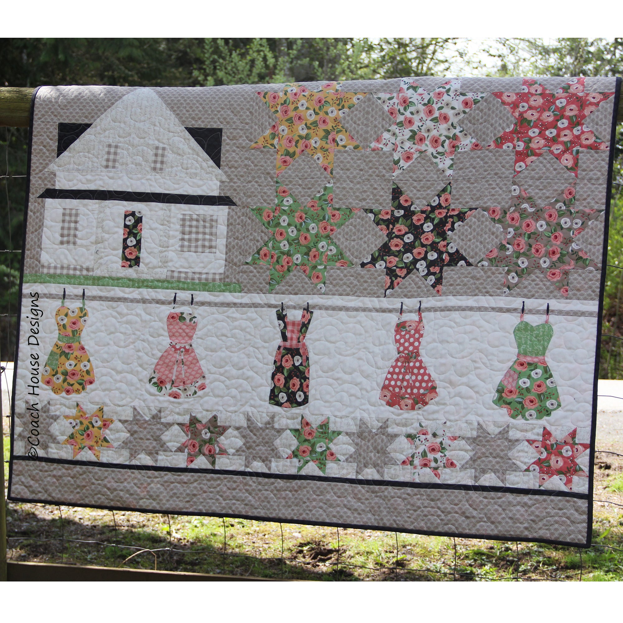 Farmhouse Quilt Pattern – Coach House Designs US