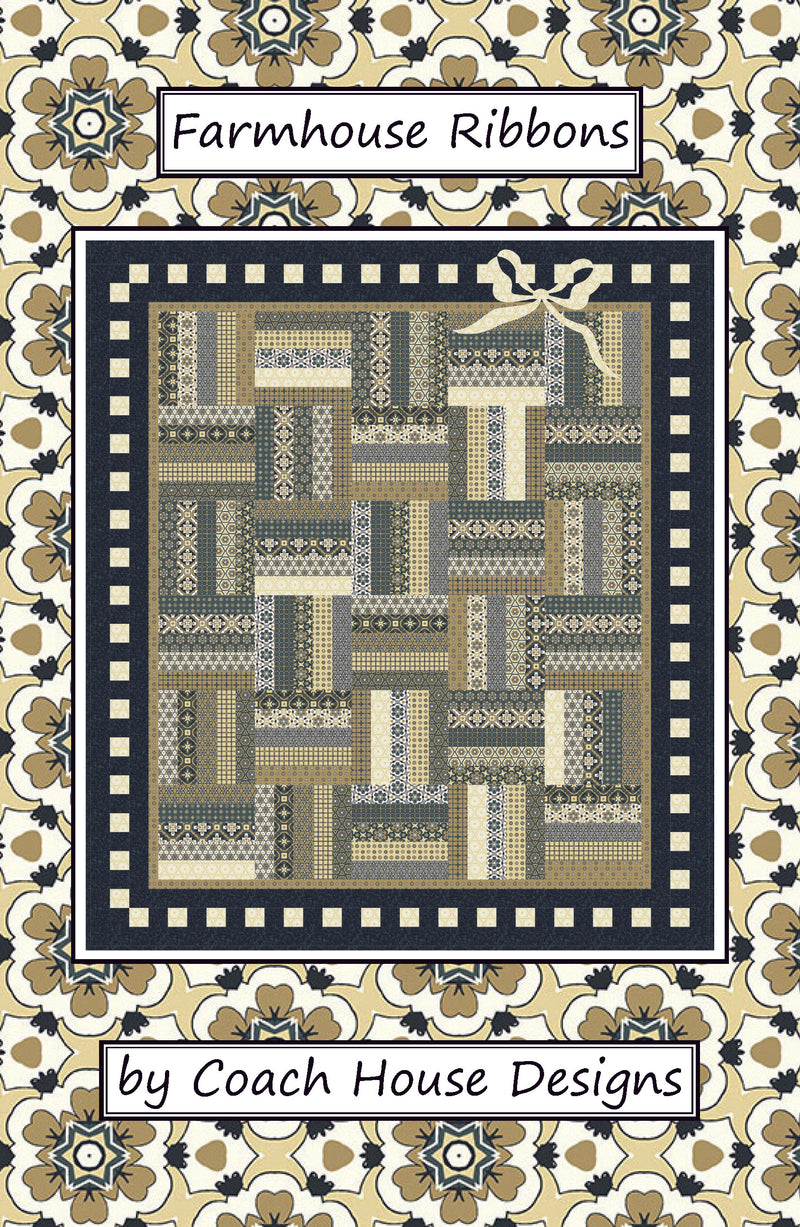 Farmhouse Ribbons Downloadable PDF Quilt Pattern – Coach House Designs US farmhouse-ribbons-downloadable-pdf-quilt-pattern-coach-house-designs-us