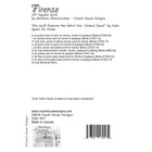 Firenze Downloadable PDF Quilt Pattern
