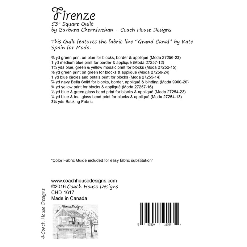 Firenze Downloadable PDF Quilt Pattern