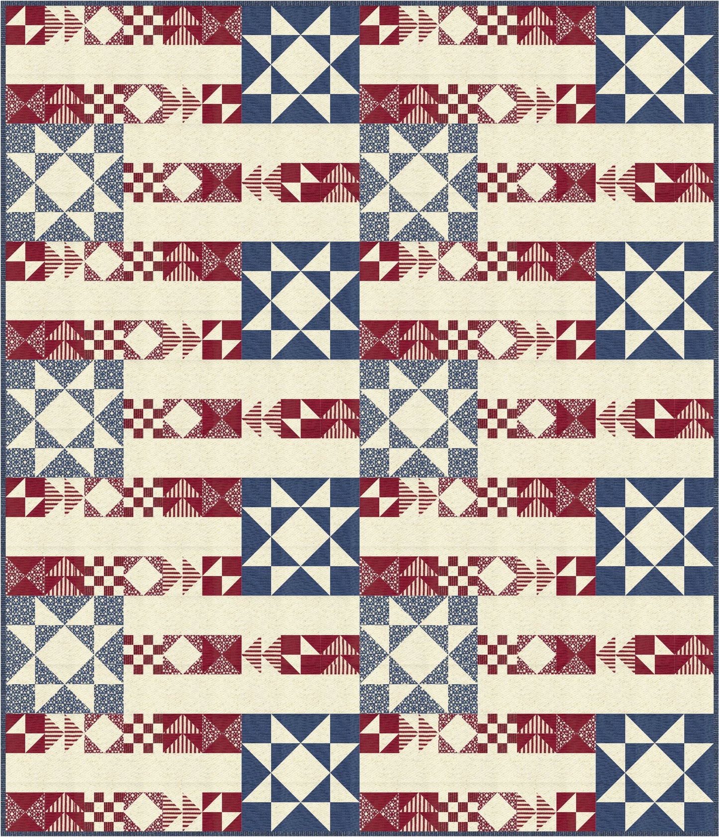 Flag Day Quilt Pattern
