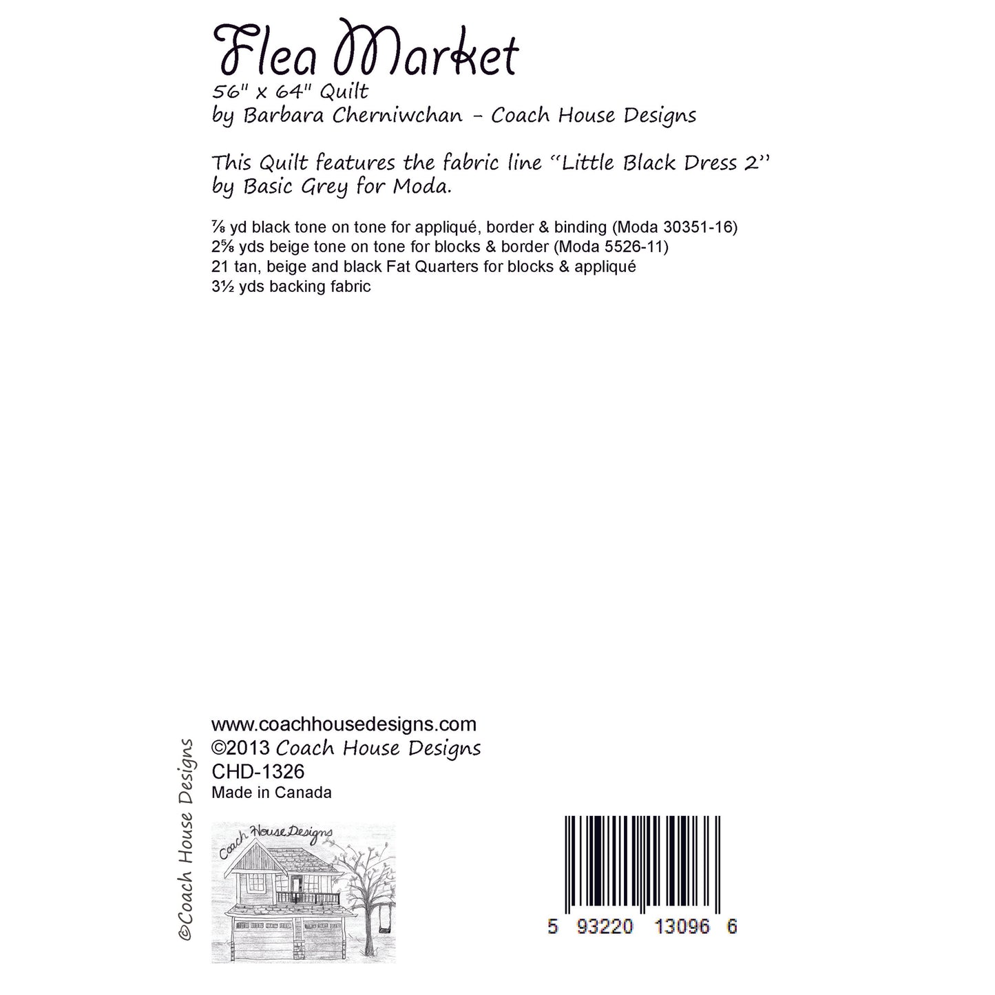 Flea Market Downloadable PDF Quilt Pattern