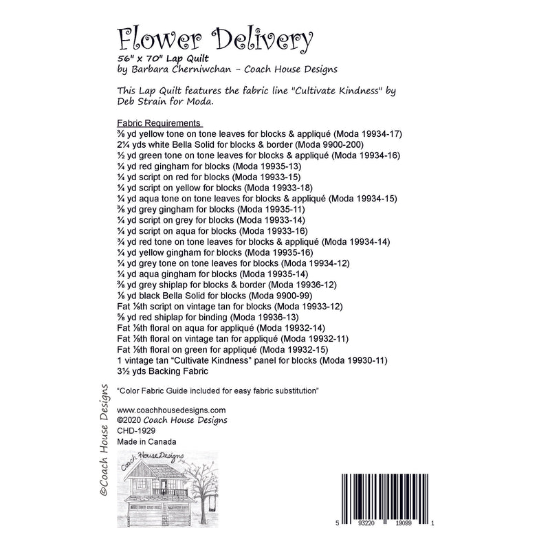 Flower Delivery Digital Pattern