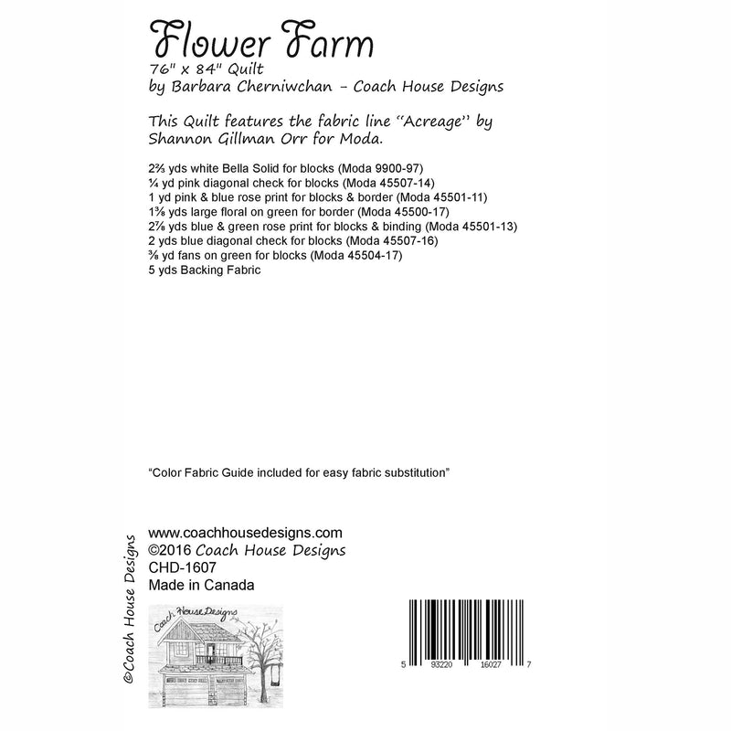Flower Farm Quilt Pattern
