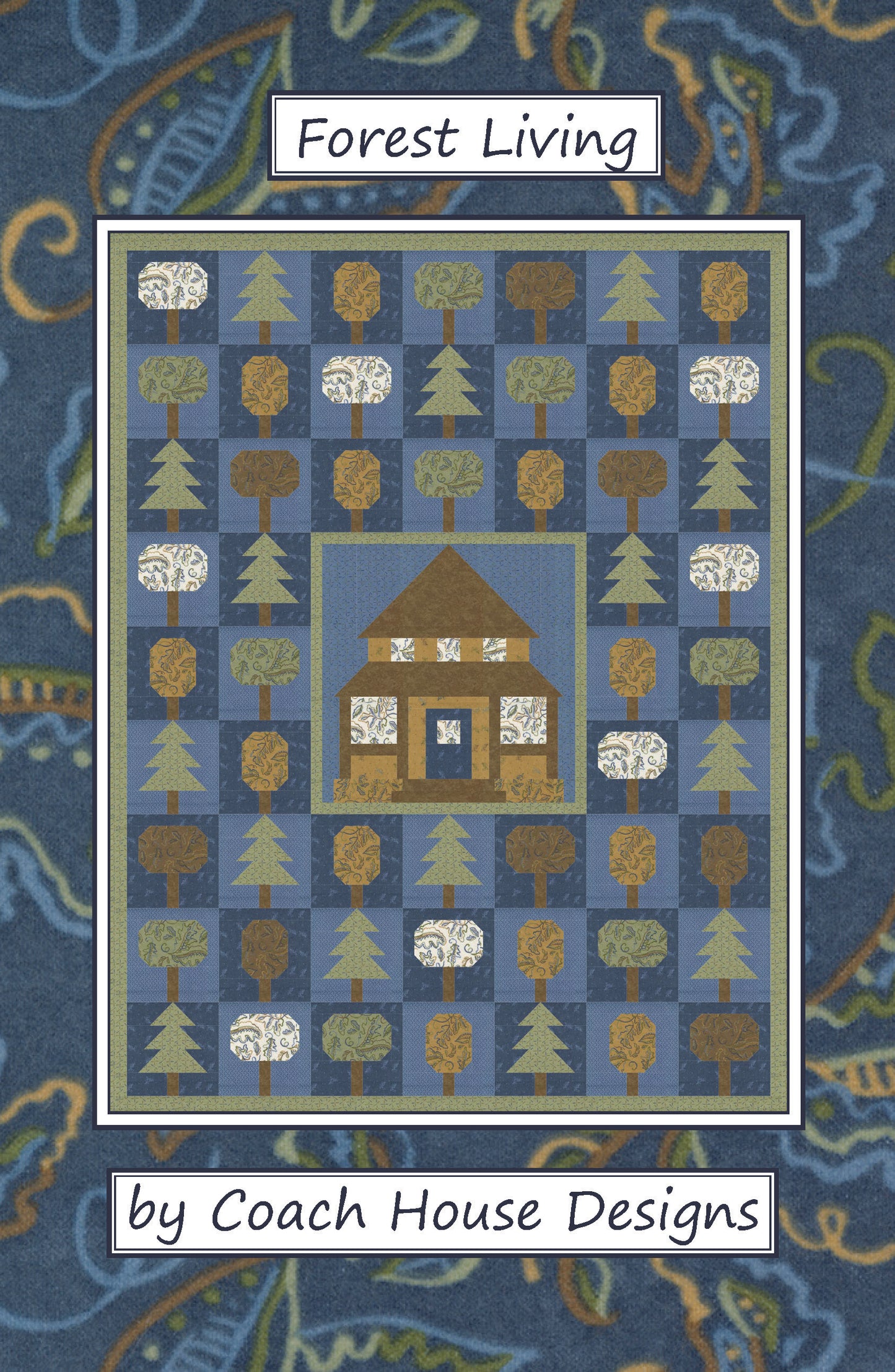 Forest Living Downloadable PDF Quilt Pattern
