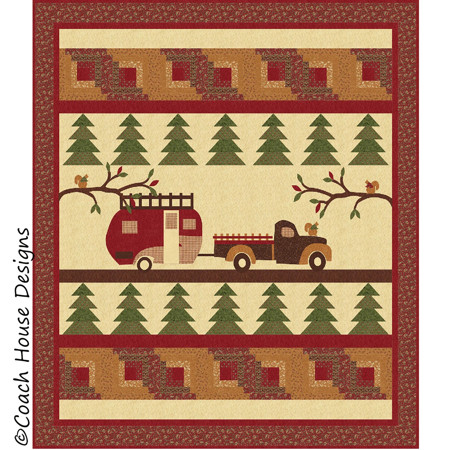 Forestry Road Quilt Pattern