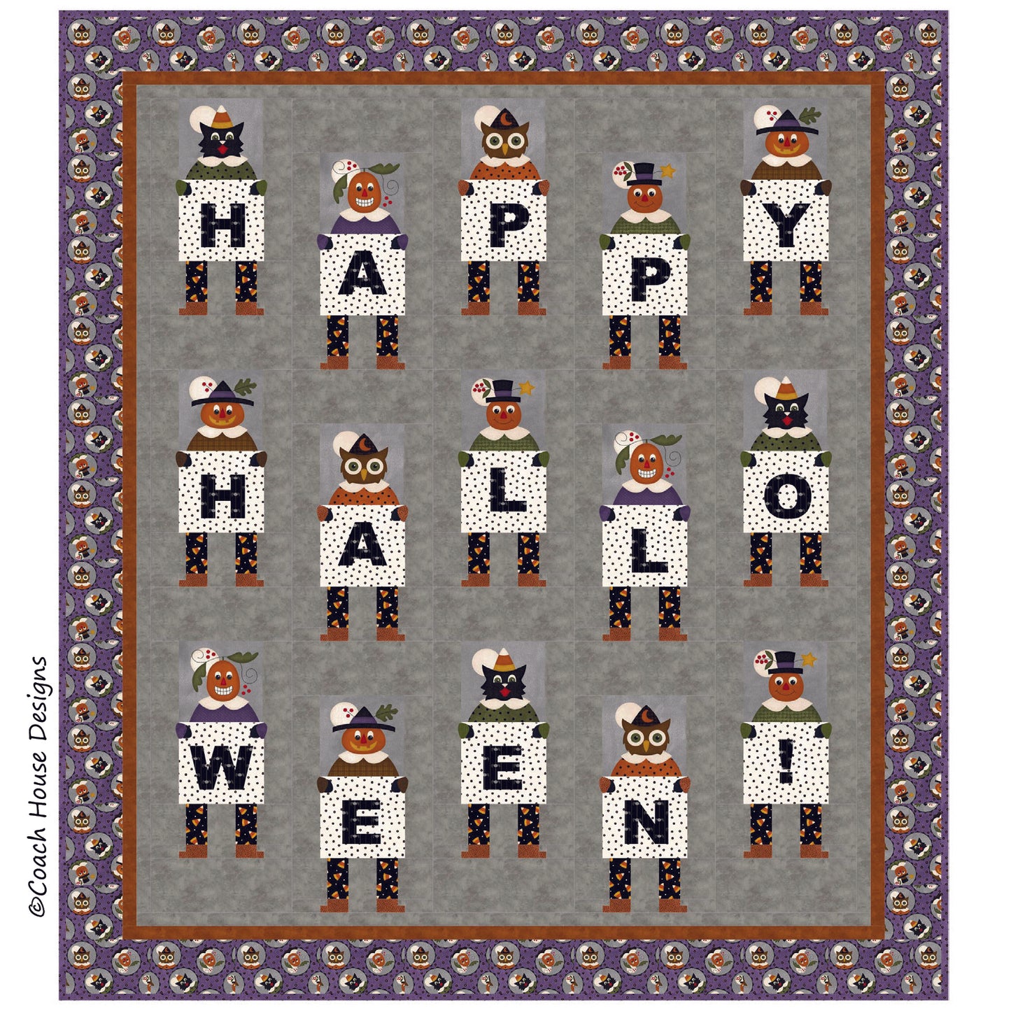Happy Halloween Quilt Pattern
