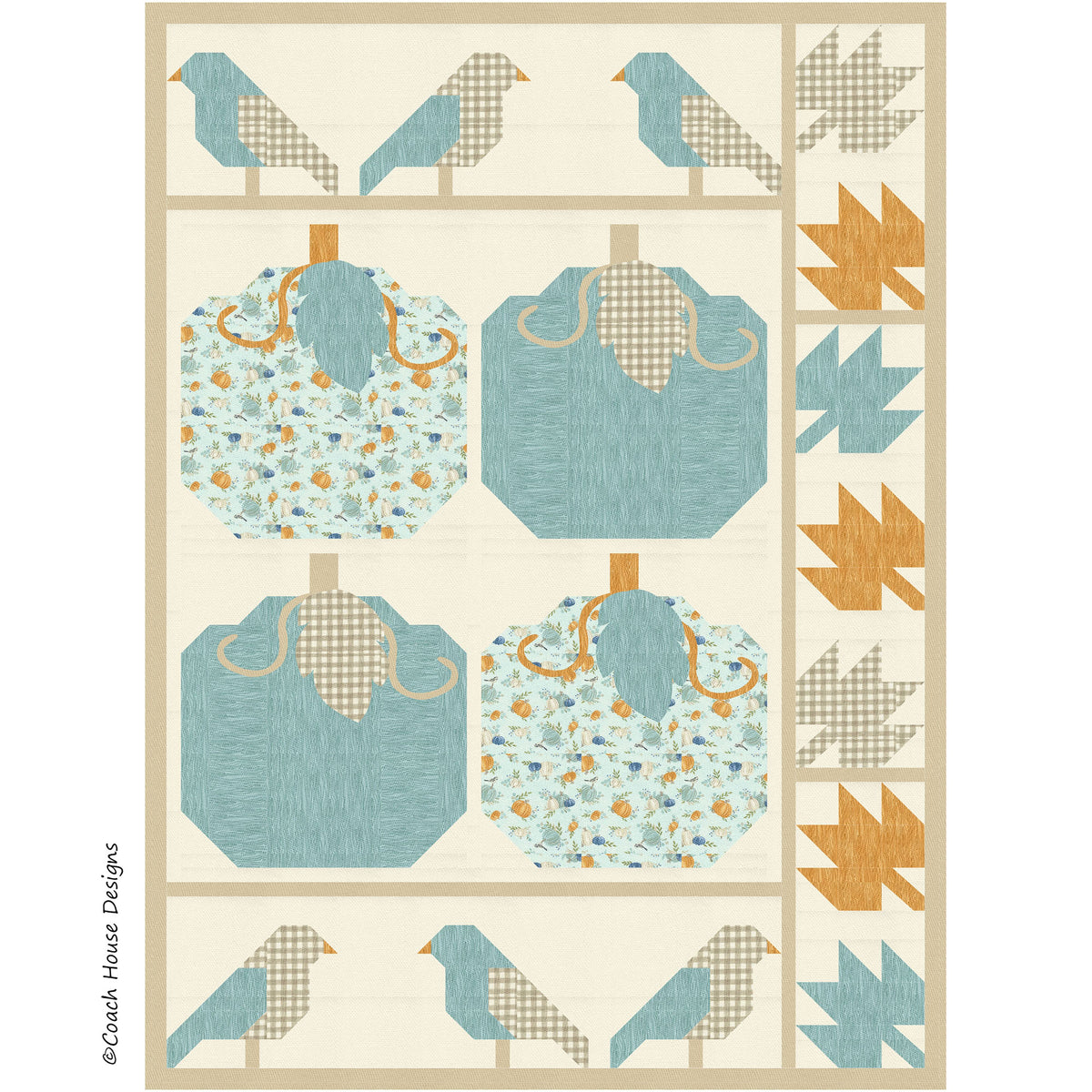 Harvest Time Quilt Pattern – Coach House Designs US