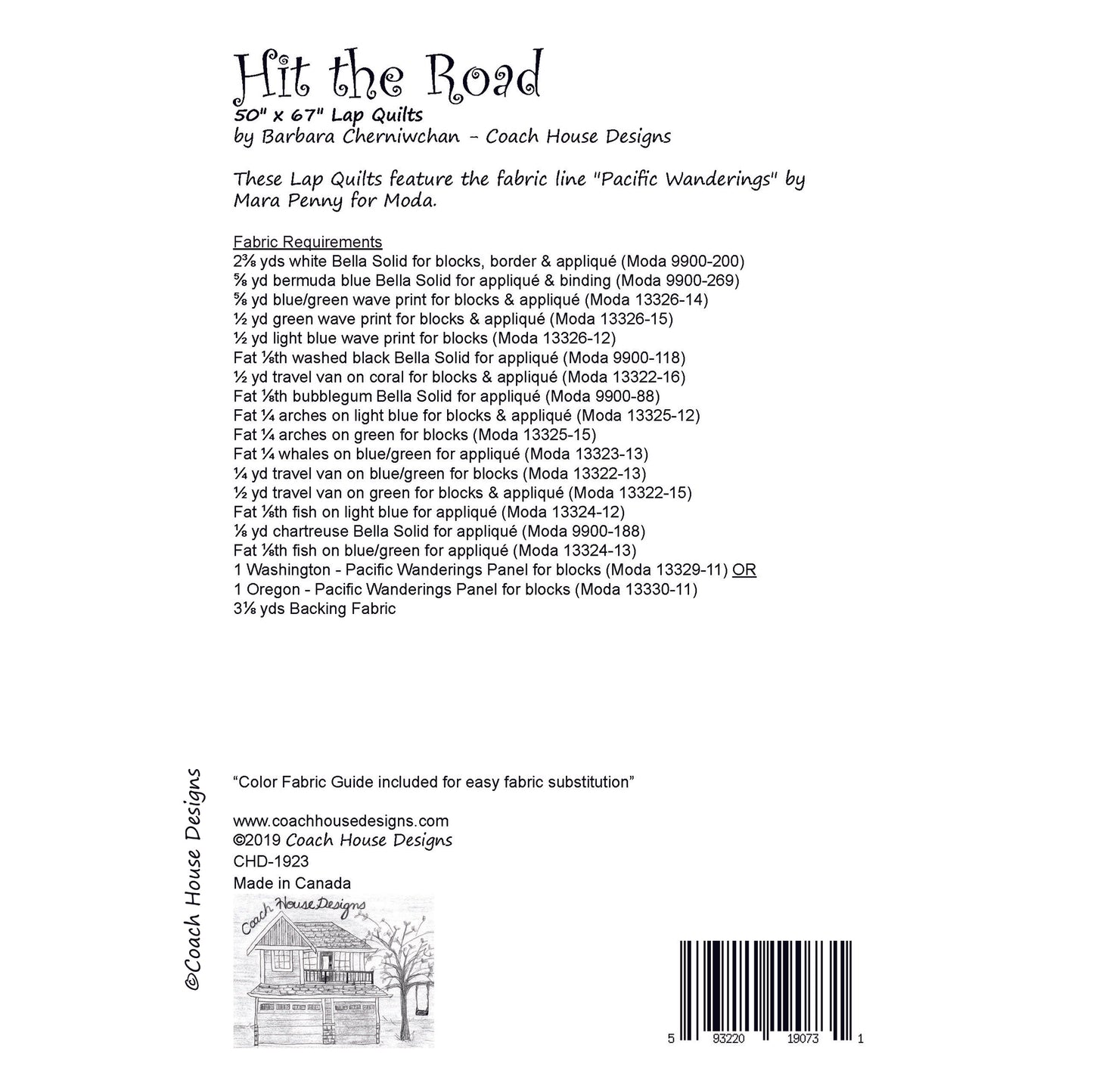 Hit the Road Quilt Pattern