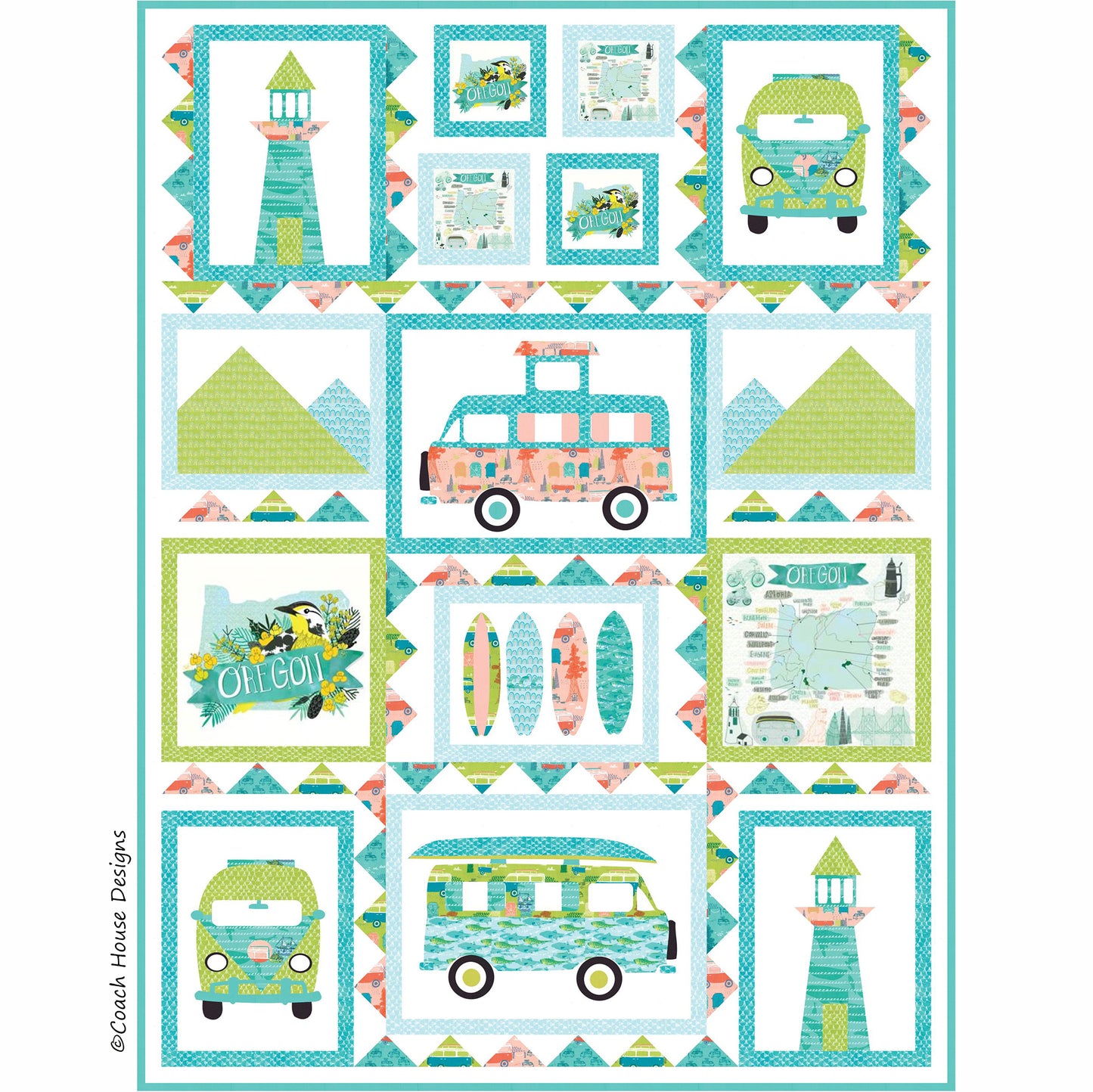 Hit the Road Quilt Pattern