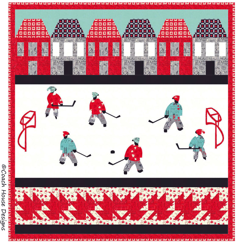 Hockey is our Game Quilt Pattern