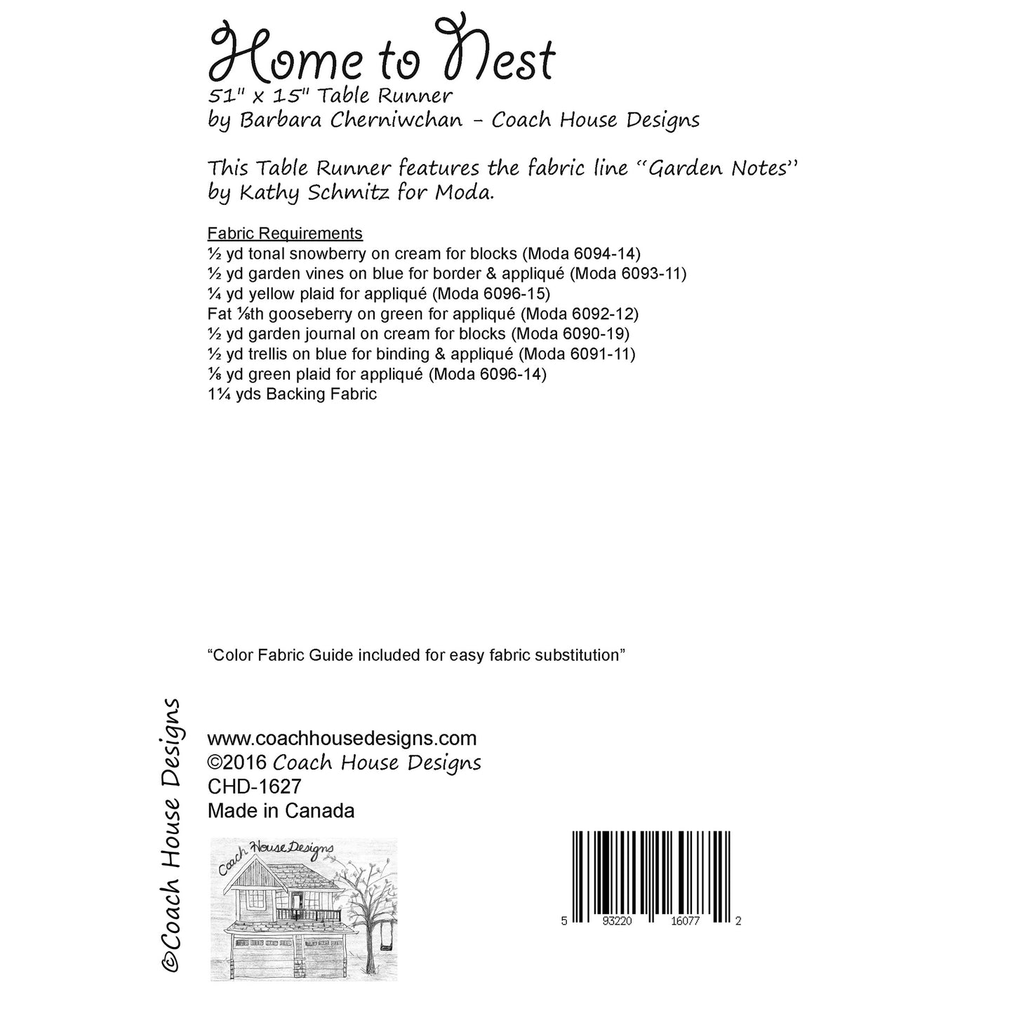 Home to Nest Downloadable PDF Quilt Pattern