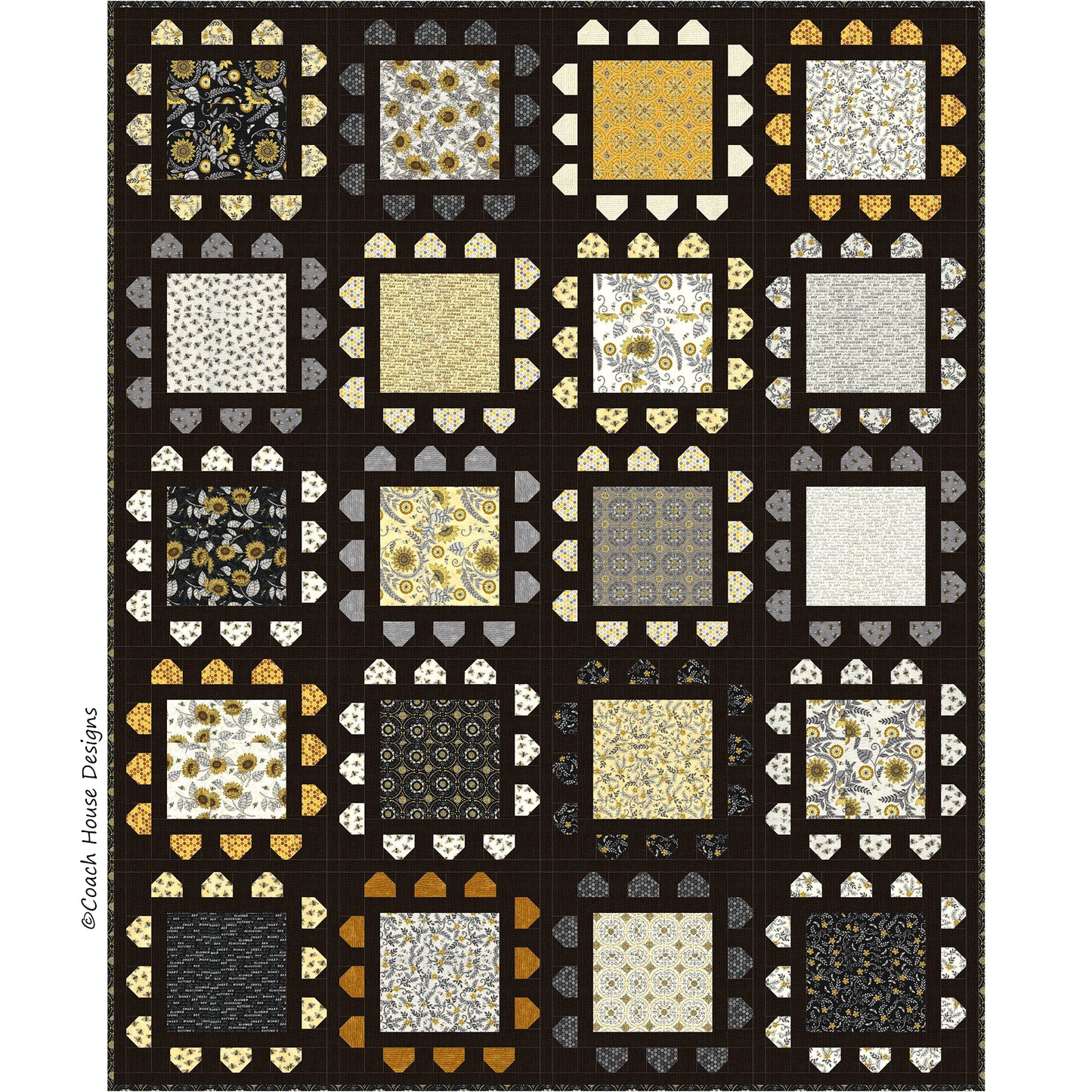 Honey Cake Downloadable PDF Quilt Pattern
