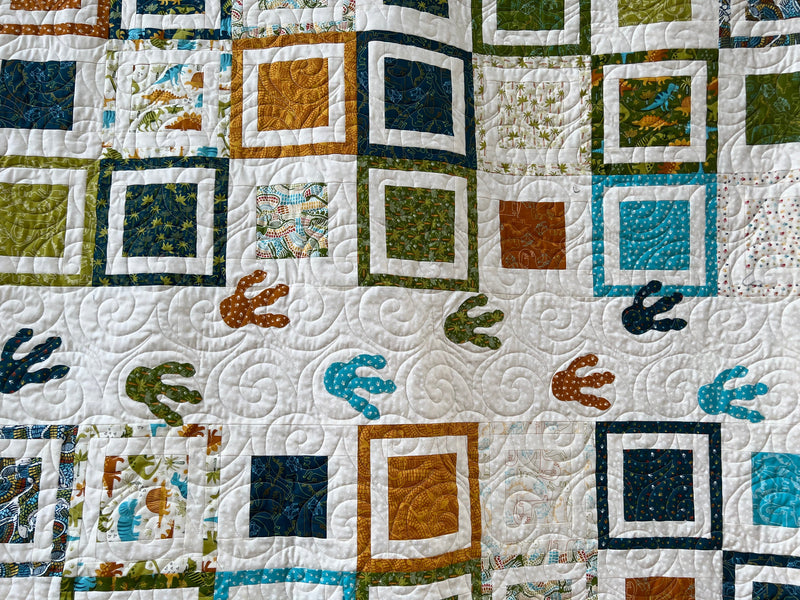 Dinosaur Steps Downloadable PDF Quilt Pattern – Coach House Designs US dinosaur-steps-downloadable-pdf-quilt-pattern-coach-house-designs-us